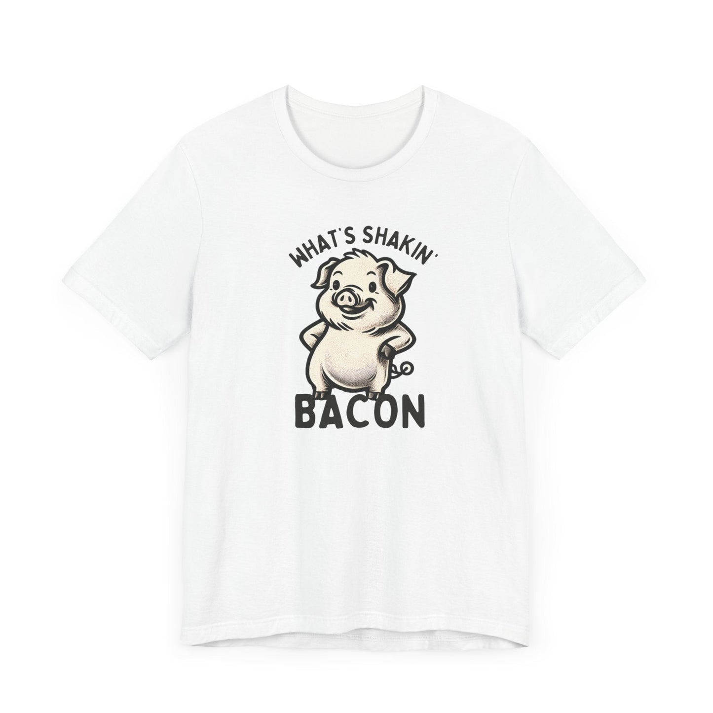 What's Shakin' Bacon? Dive into Fun with Our Classic Tee! Bacon Lovers!