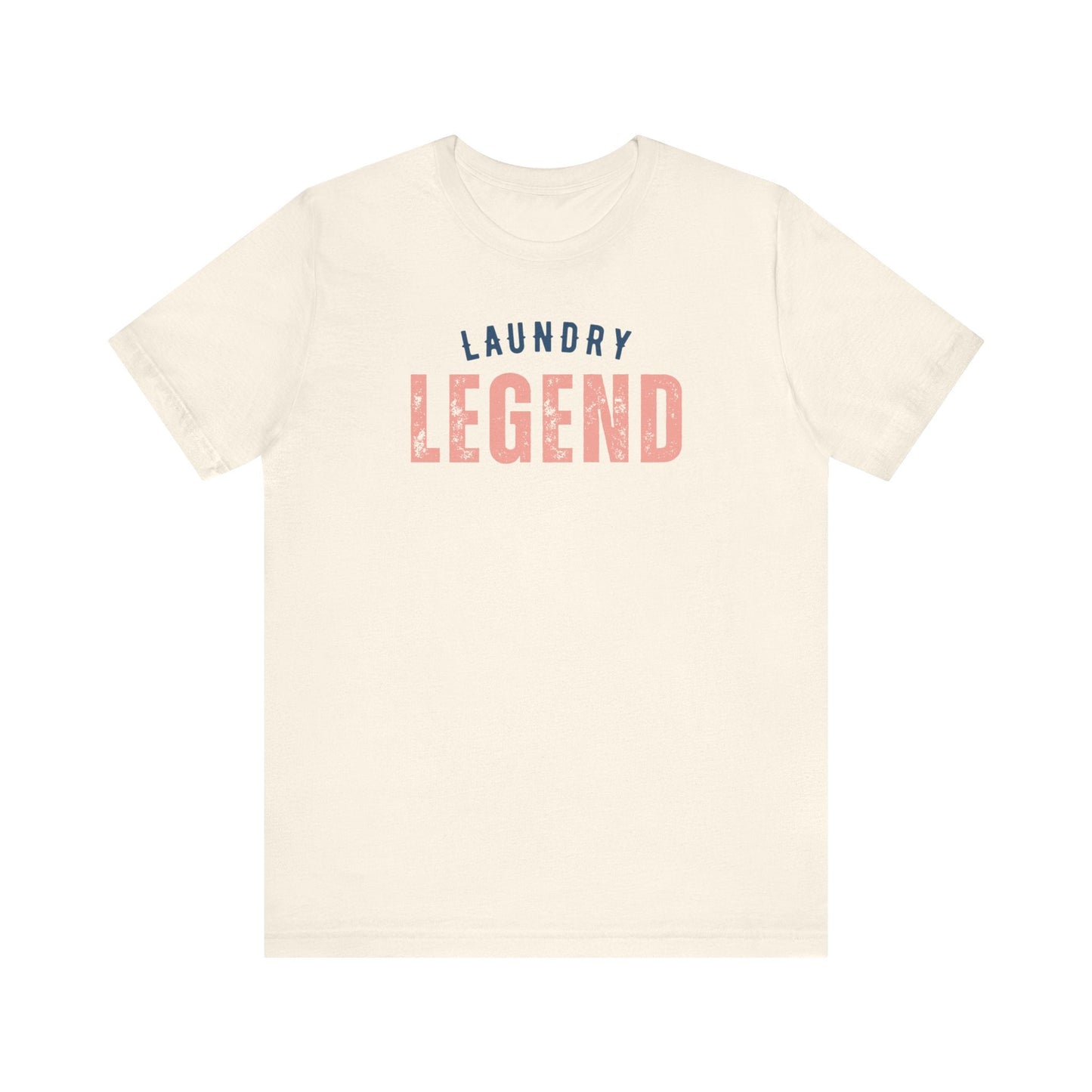 Laundry Legend Unisex Tee – Conquer the Fold in Style! Short Sleeve Cotton Crewneck Great Gift to add a little humor to our day