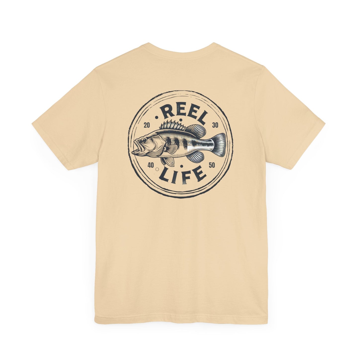 Reel Life Fishing Tee: Cast Away in Comfort & Style! Great Gift Idea for Anyone who Loves Fishing