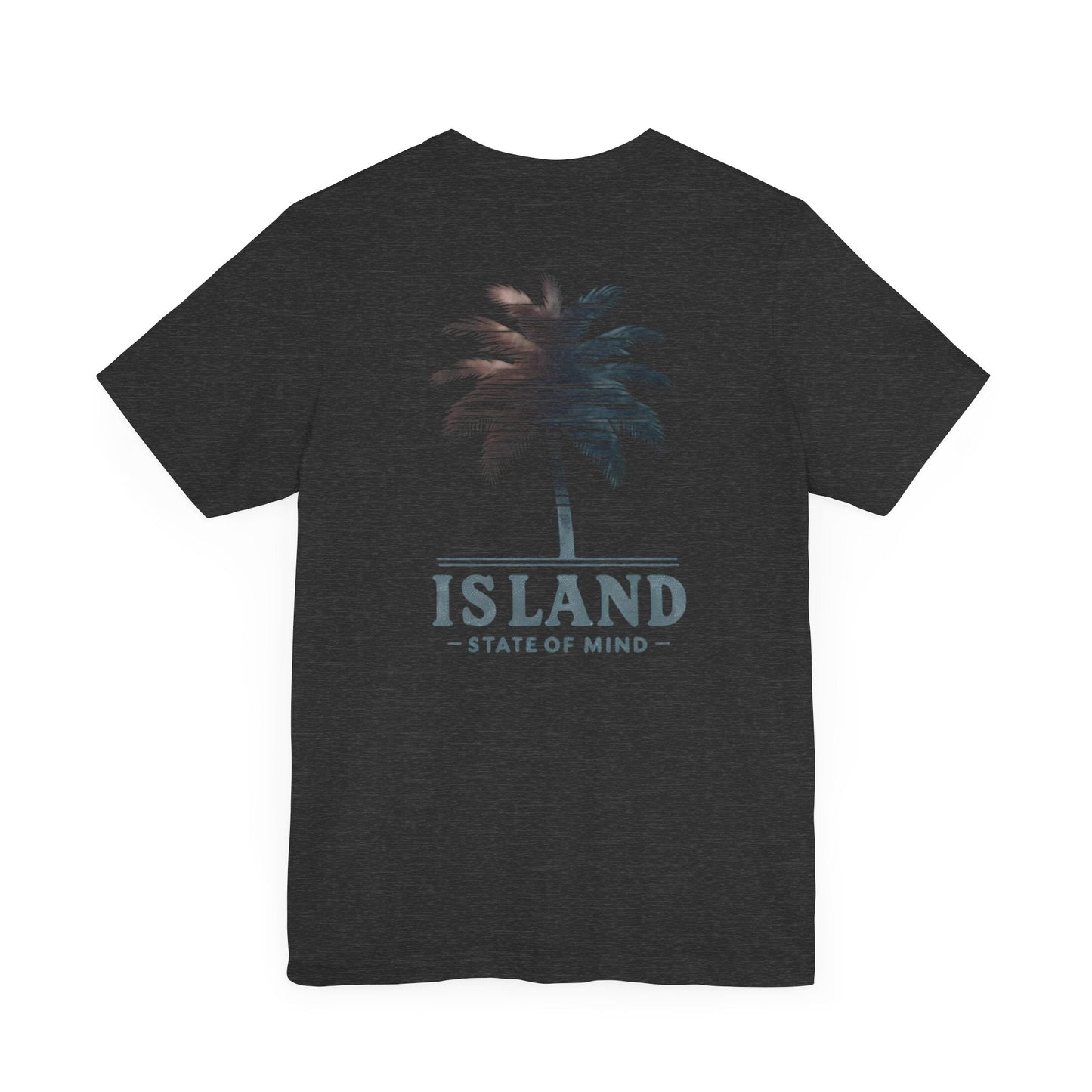 Vacation Vibes: Unisex Island State of Mind Palm Tree Graphic Tee Great Gift Idea