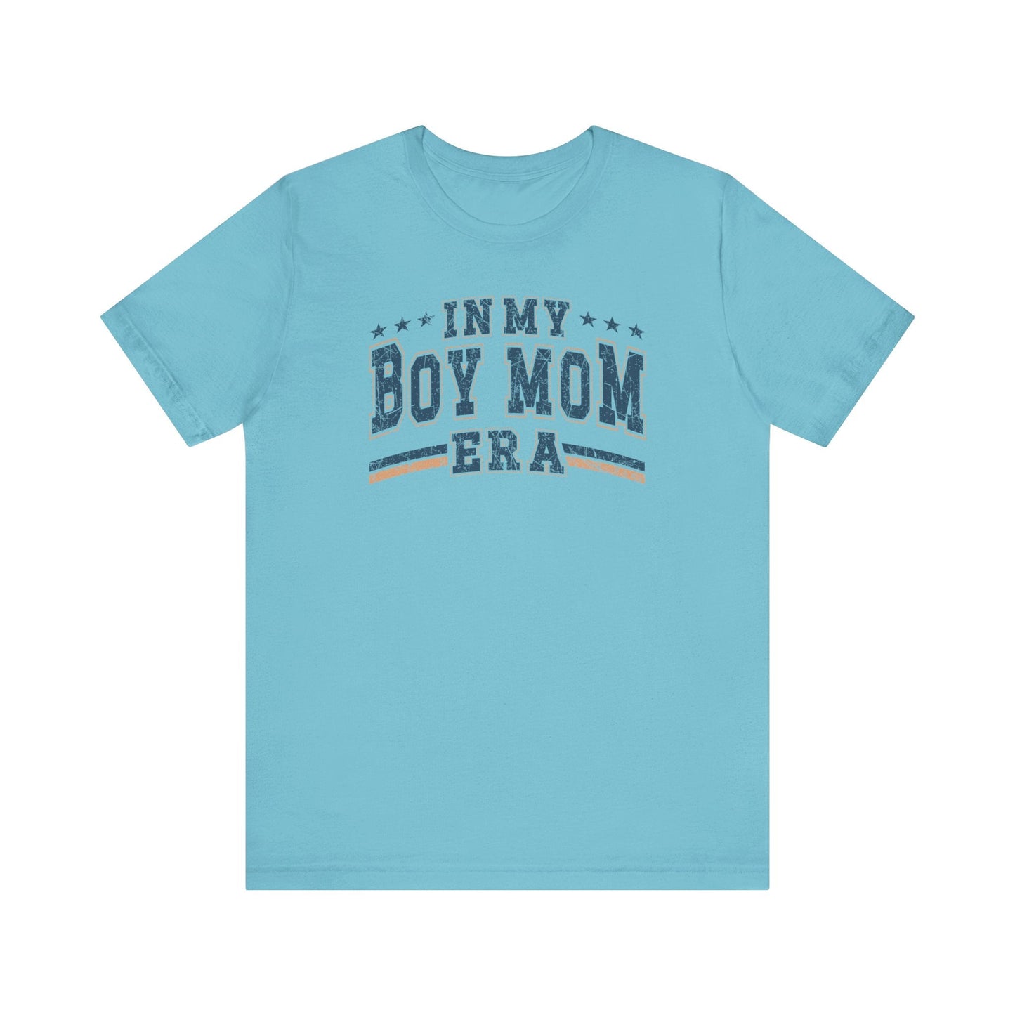 In My Boy Mom Era Tee – Comfortable & Stylish Womens Short Sleeve Crewneck Cotton T-Shirt Mom Gift, Mothers Day Gift