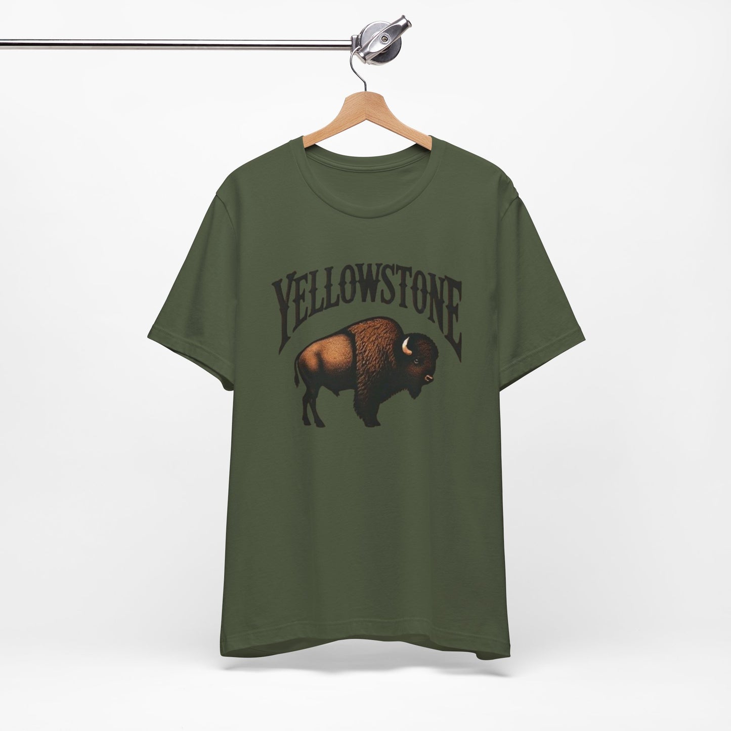 Yellowstone National Park Camping & Hiking Nature Lovers Unisex Short Sleeve Tee