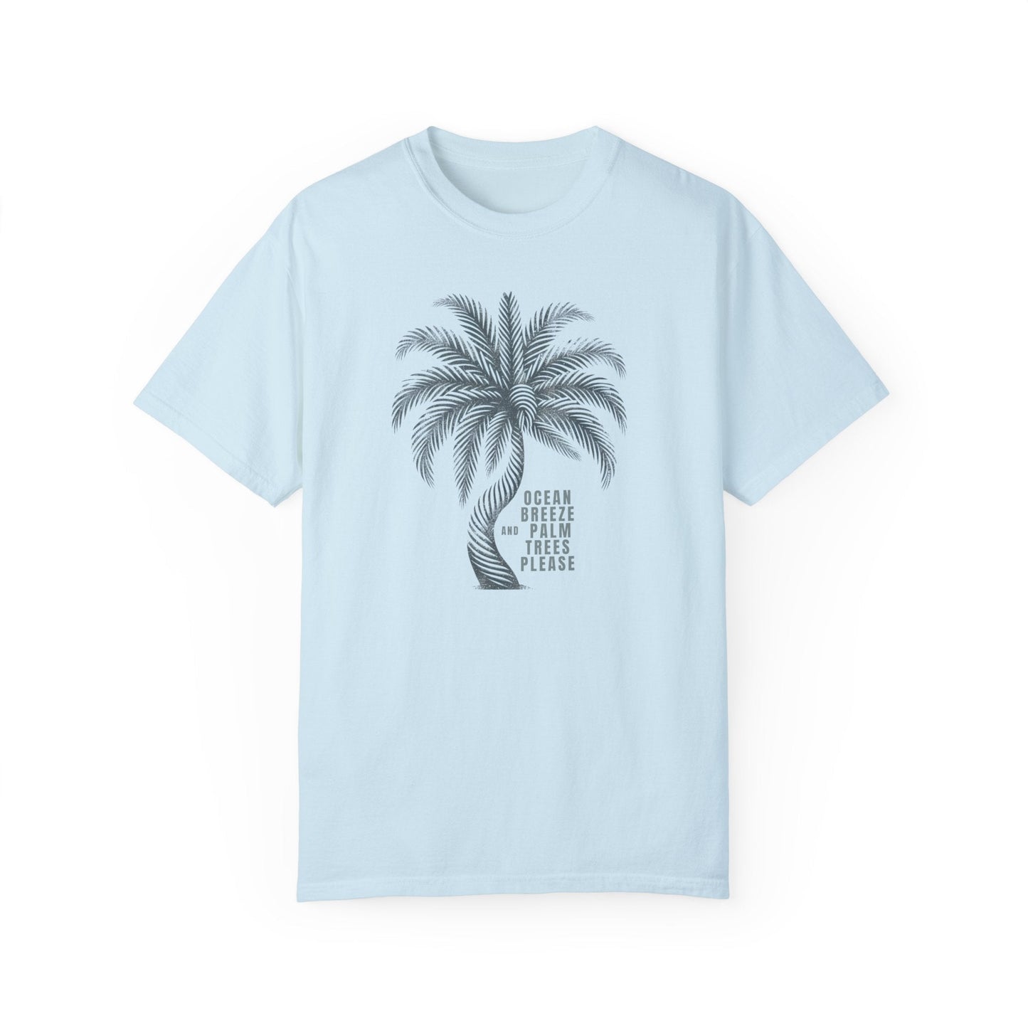 Ocean Breeze & Palm Trees: Enjoy Comfort with Our Cozy Cotton Tee Great Gift Tshirt