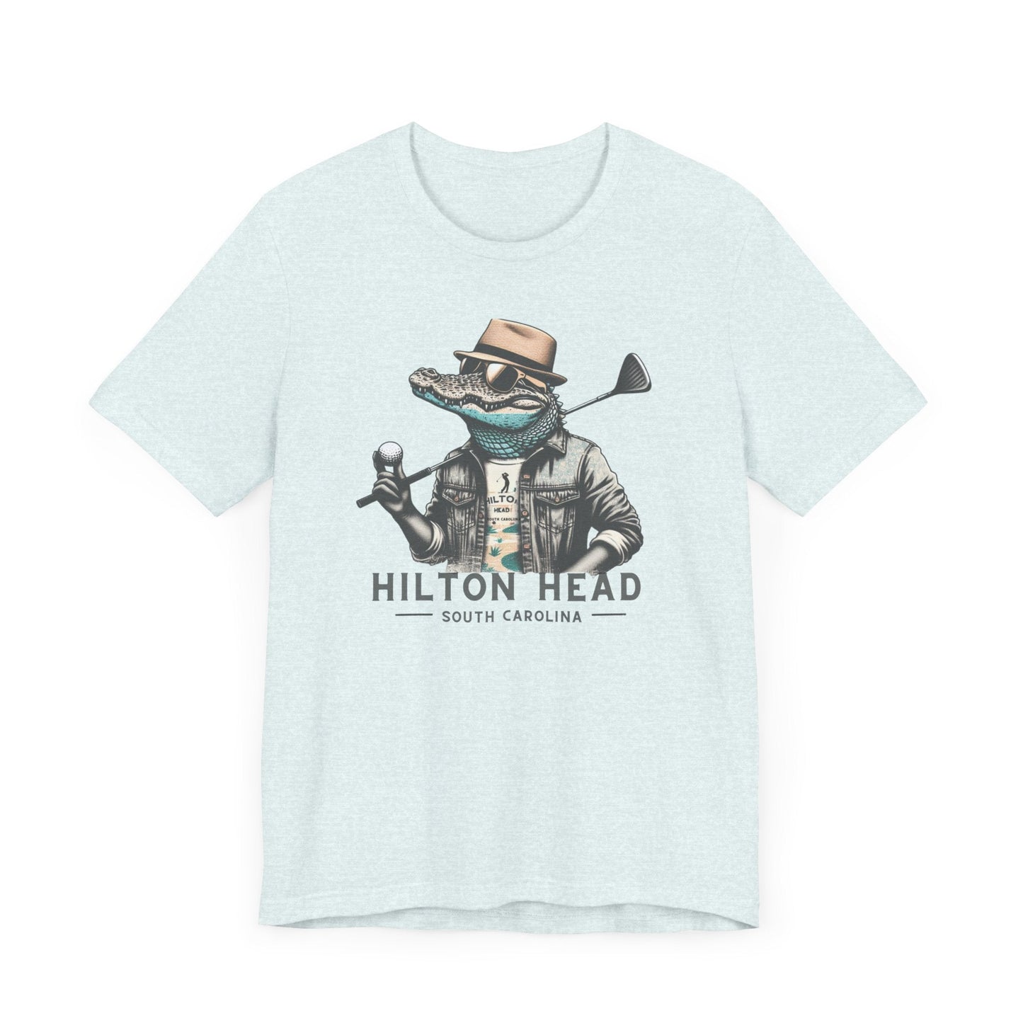 Golf With the Gators Hilton Head South Carolina Graphic Tee Great Gift Idea