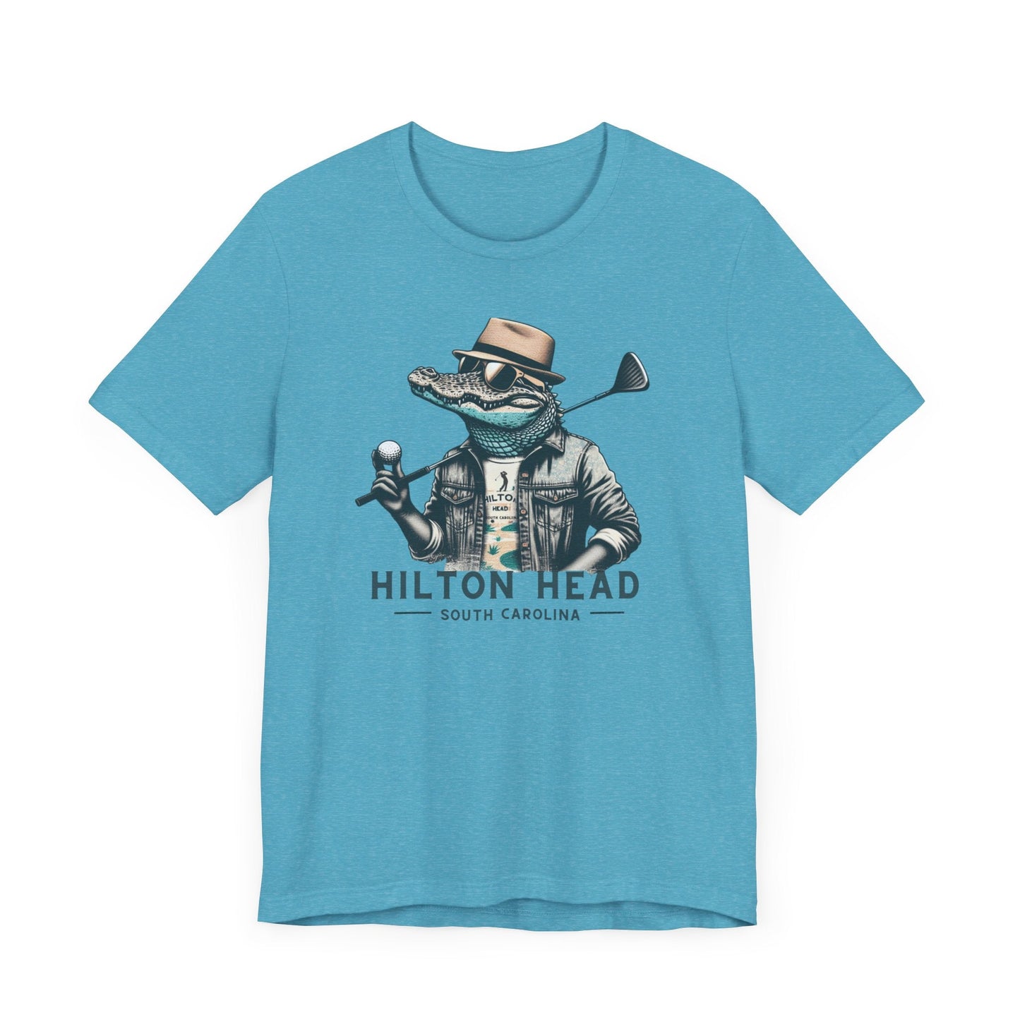 Golf With the Gators Hilton Head South Carolina Graphic Tee Great Gift Idea