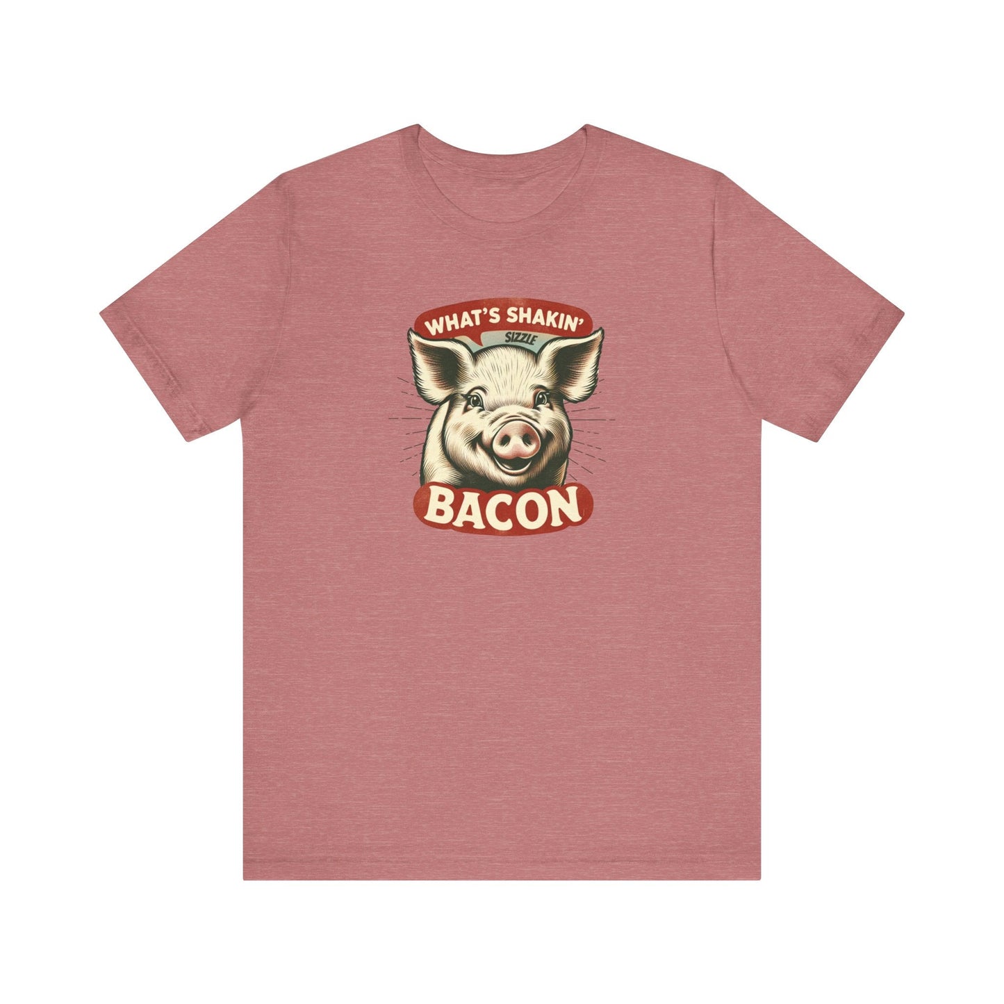 What's Shakin' Bacon - Bacon Vibes! Join The Bacon Crew! Dive into Fun with Our Classic Tee! Bacon Lovers!