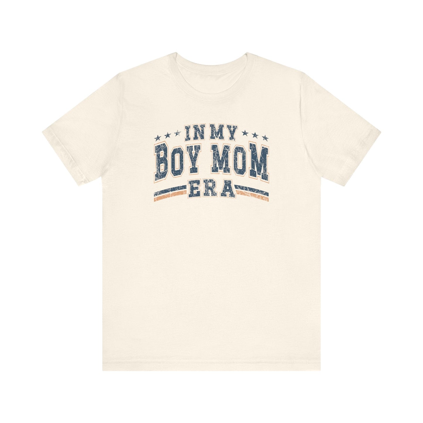 In My Boy Mom Era Tee – Comfortable & Stylish Womens Short Sleeve Crewneck Cotton T-Shirt Mom Gift, Mothers Day Gift