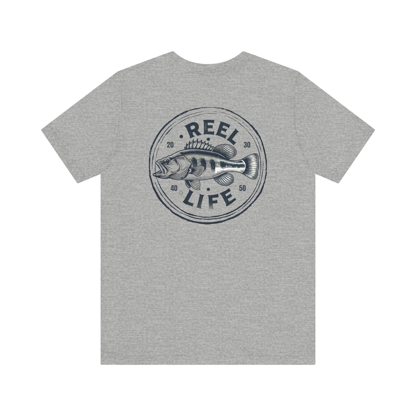 Reel Life Fishing Tee: Cast Away in Comfort & Style! Great Gift Idea for Anyone who Loves Fishing