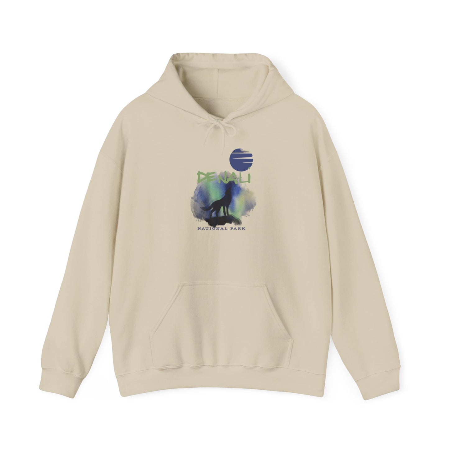 Denali Wolf Hoodie  Cozy Wildlife-Inspired Adventure Sweatshirt