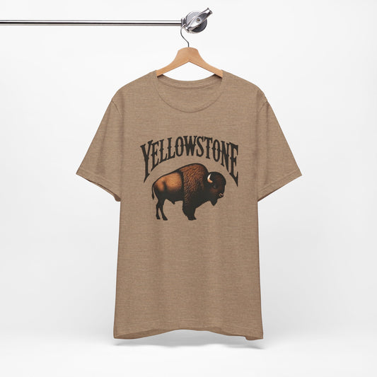 Yellowstone National Park Camping & Hiking Nature Lovers Unisex Short Sleeve Tee