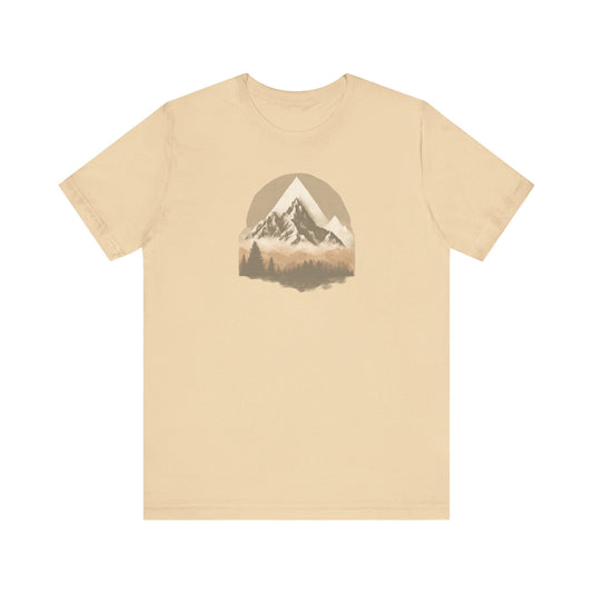 Mountain Escape Get Lost in Nature Unisex Jersey Short Sleeve Tee Great Gift, Dad Gift, Husband Gift, Boyfriend Gift, Camping Tshirt