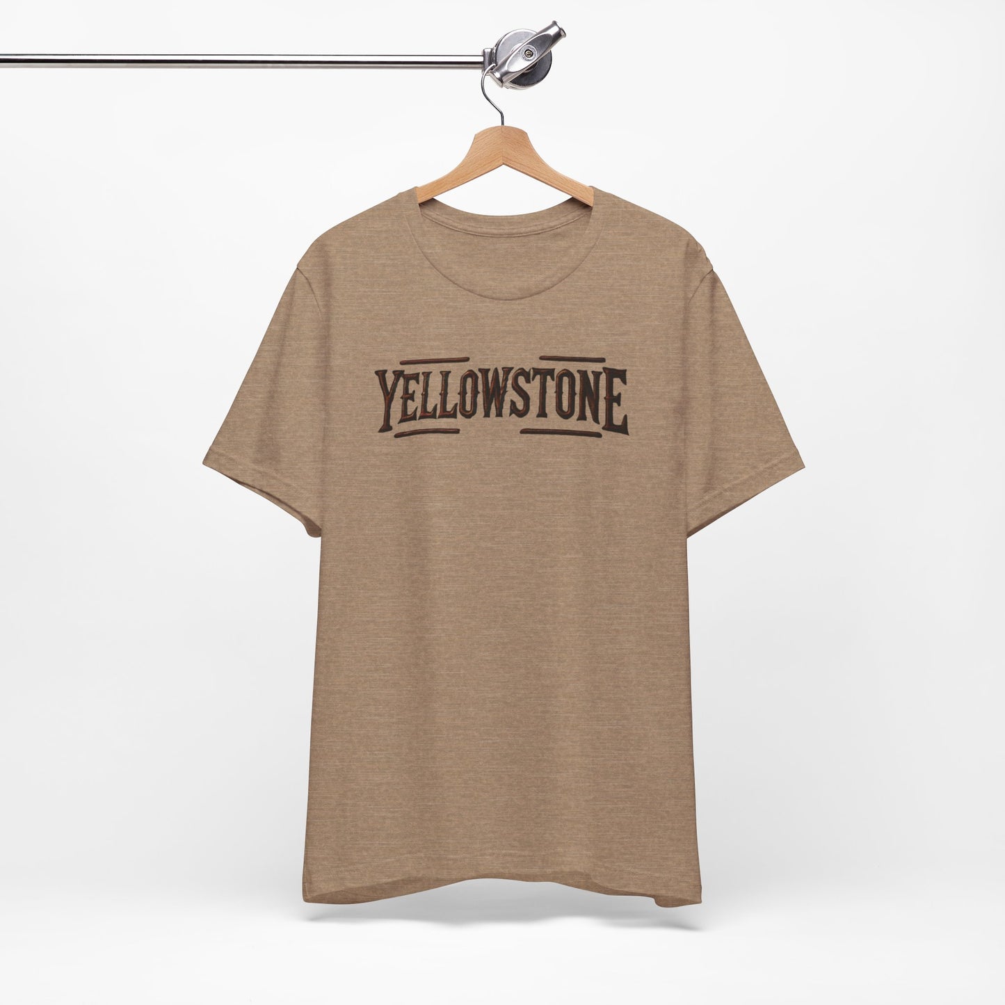 Yellowstone National Park Camping & Hiking Nature Lovers Unisex Short Sleeve Tee