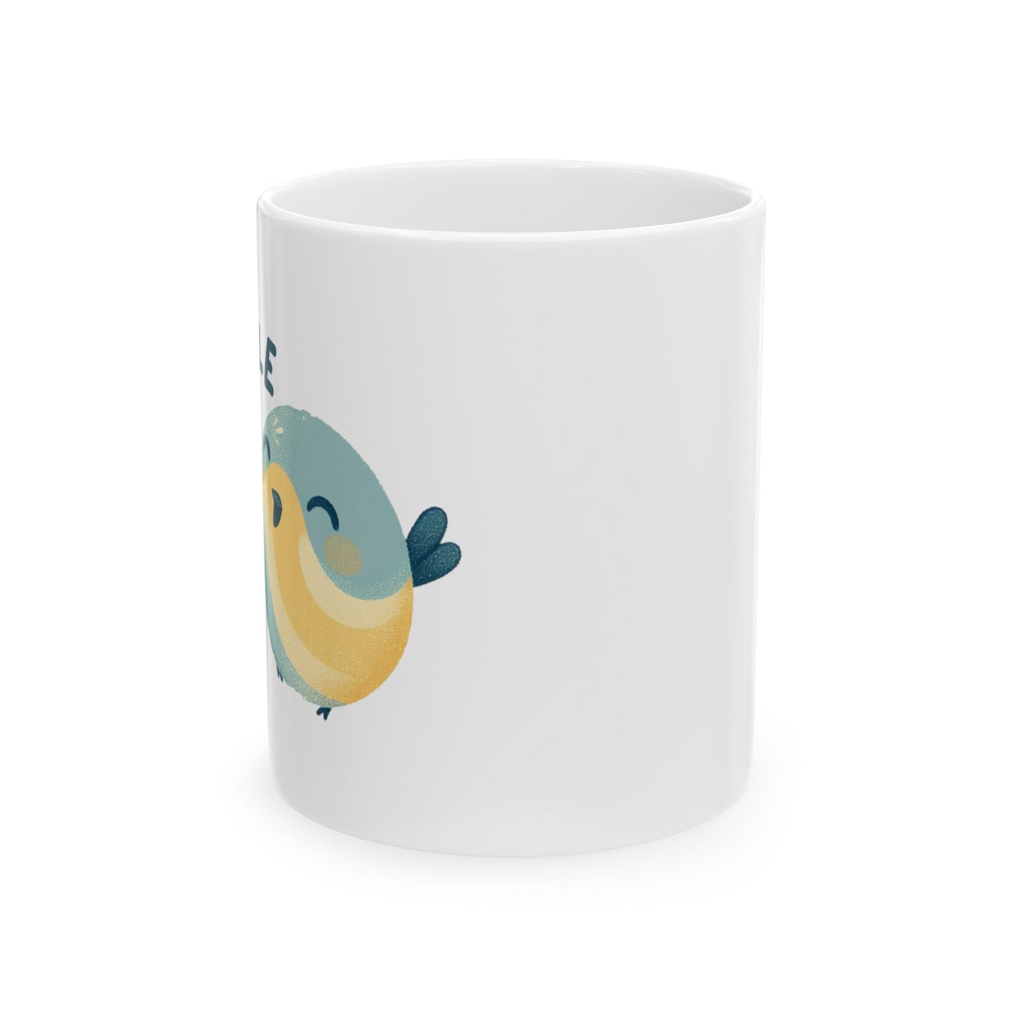 Great Gift CUTE Songbird 'Whistle While You Work' Ceramic Mug - 11oz Coffee Mug