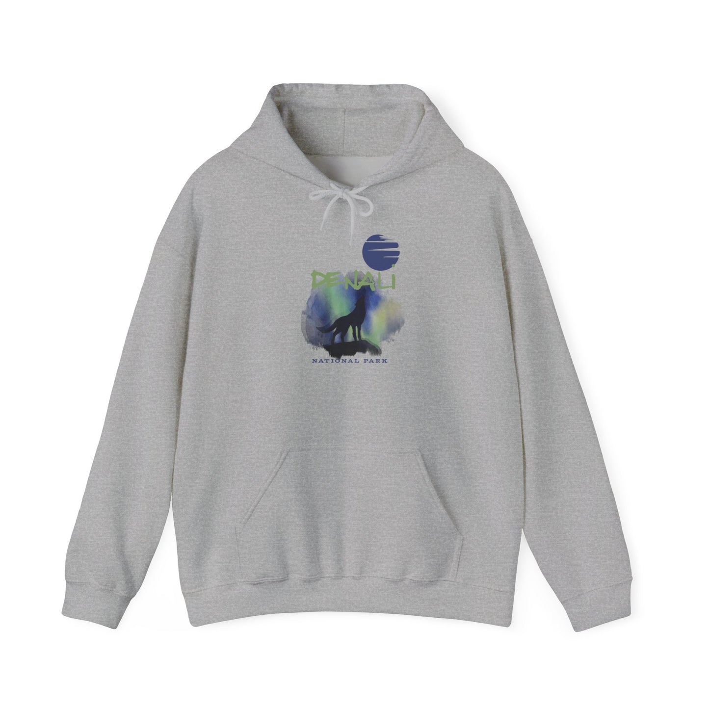 Denali Wolf Hoodie  Cozy Wildlife-Inspired Adventure Sweatshirt