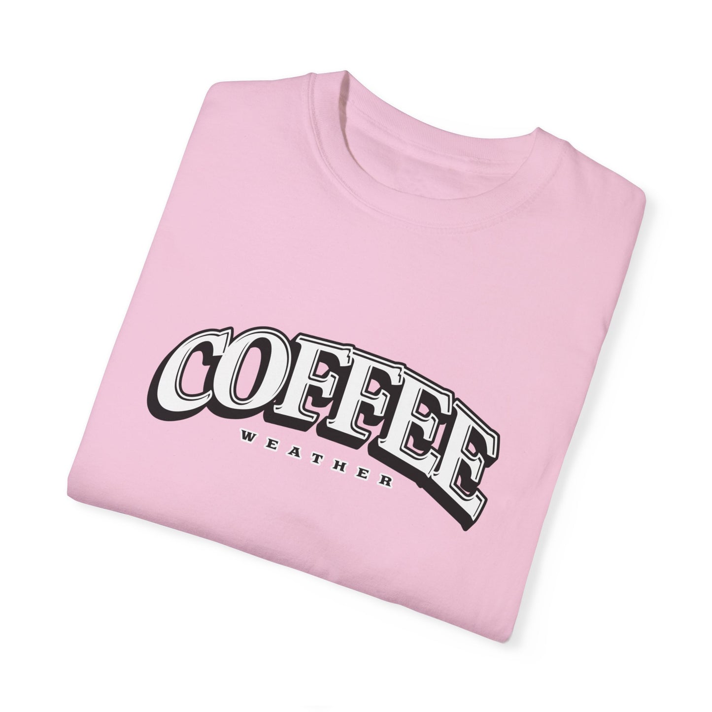 Coffee Weather Winter-Inspired Graphic Tee Shirt