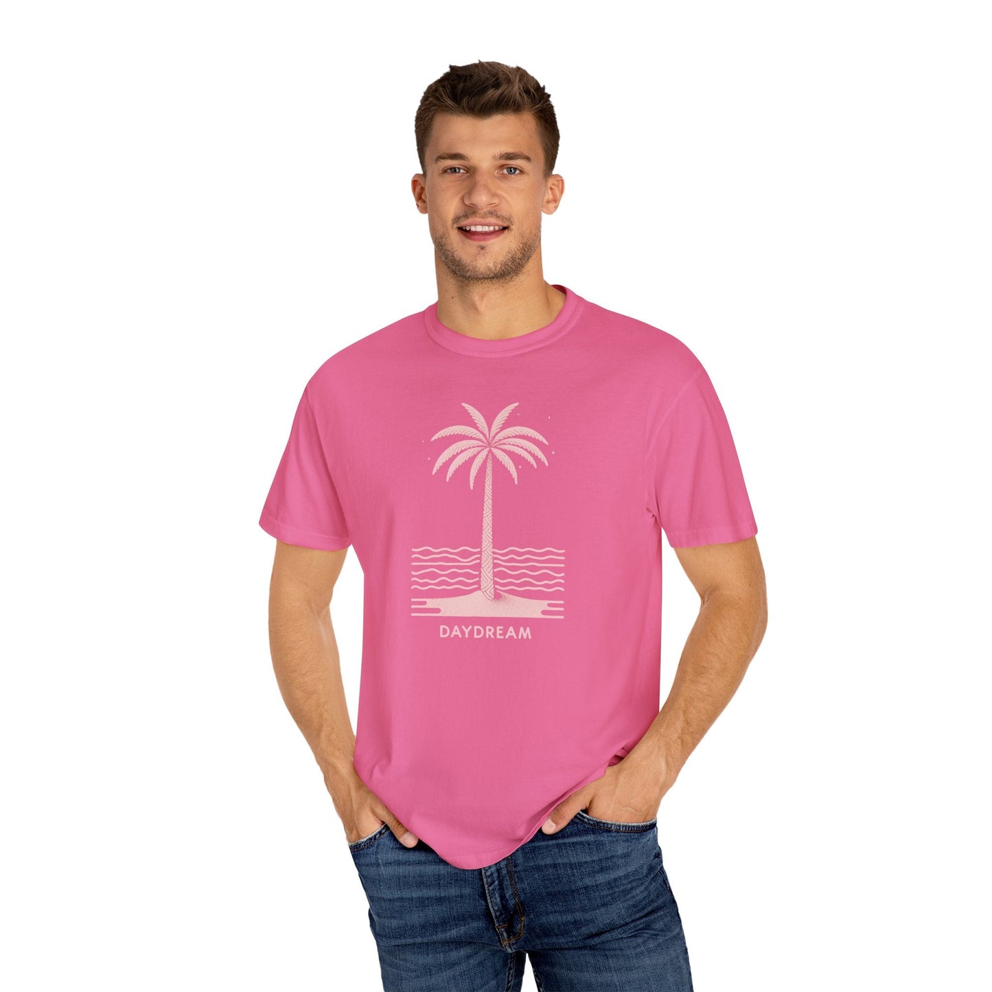 Daydreaming Under The Palms Comfort Colors 1717 Tee Beach Shirt, Great Gift, Sister Gift, Wife Gift, Mom Gift, Mothers Day Gift Unisex