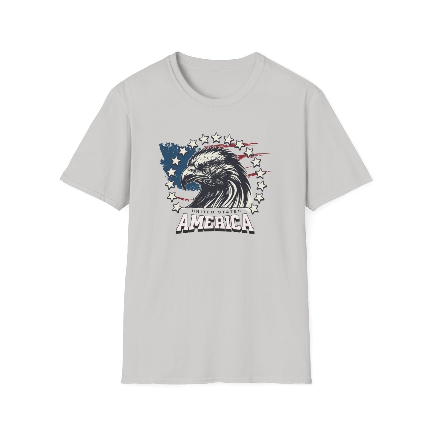 United States of America Patriotic Eagle T-Shirt   American Flag Design