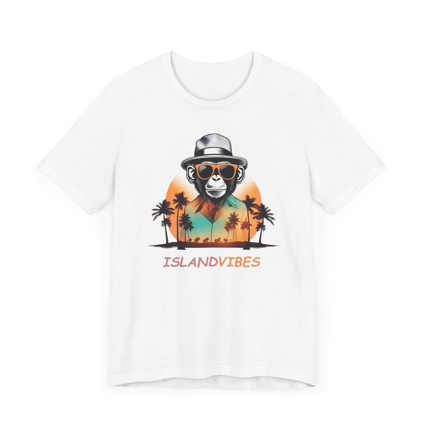 Island Monkey Business: Unisex Tee for Tropical Vibes! Great Gift