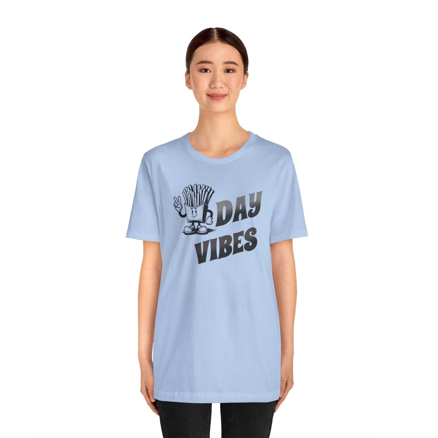 Funny Fryday Vibes Tee - Hilarious French Fry Humor Shirt for Casual Fridays! Funny Tshirt Makes a great gift