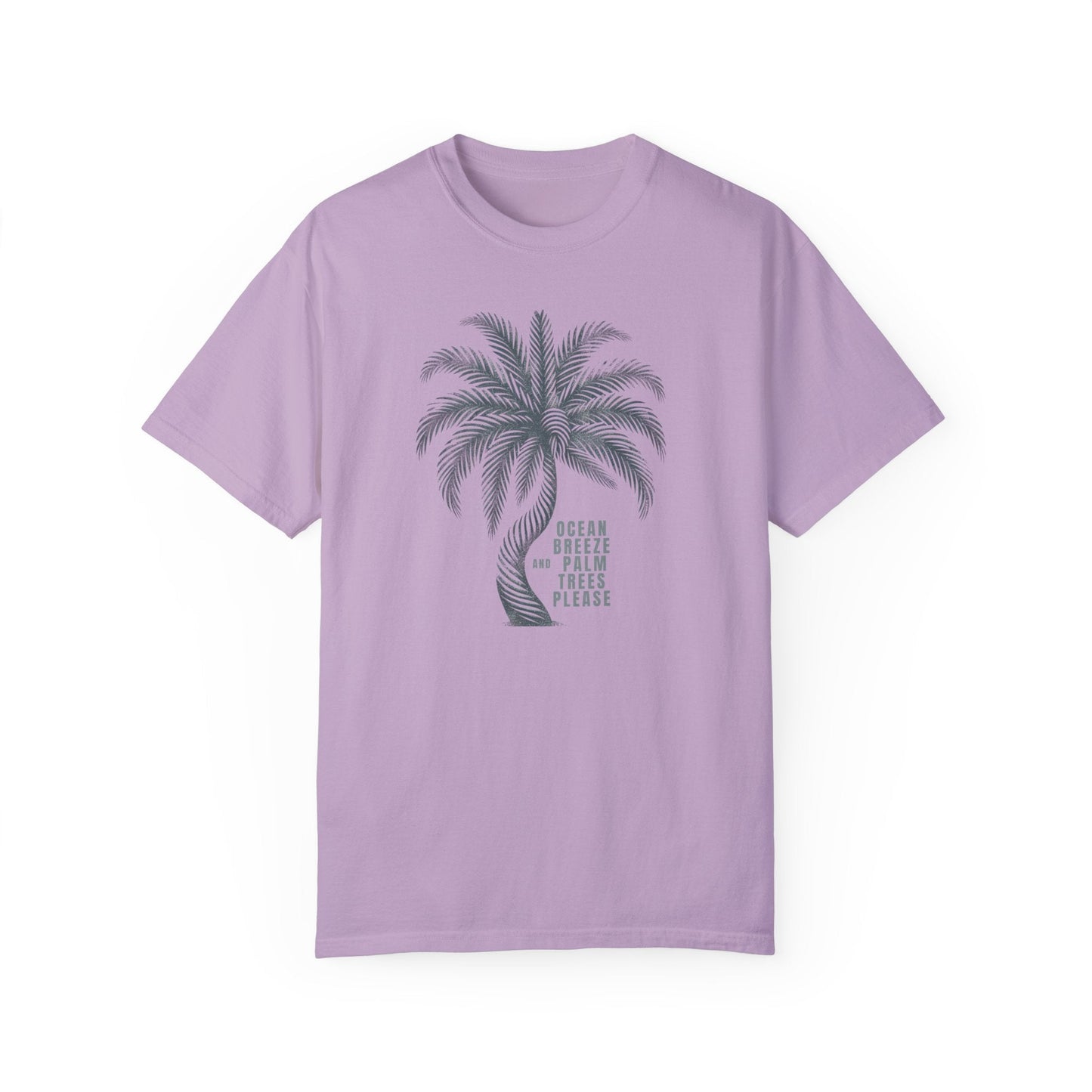 Ocean Breeze & Palm Trees: Enjoy Comfort with Our Cozy Cotton Tee Great Gift Tshirt