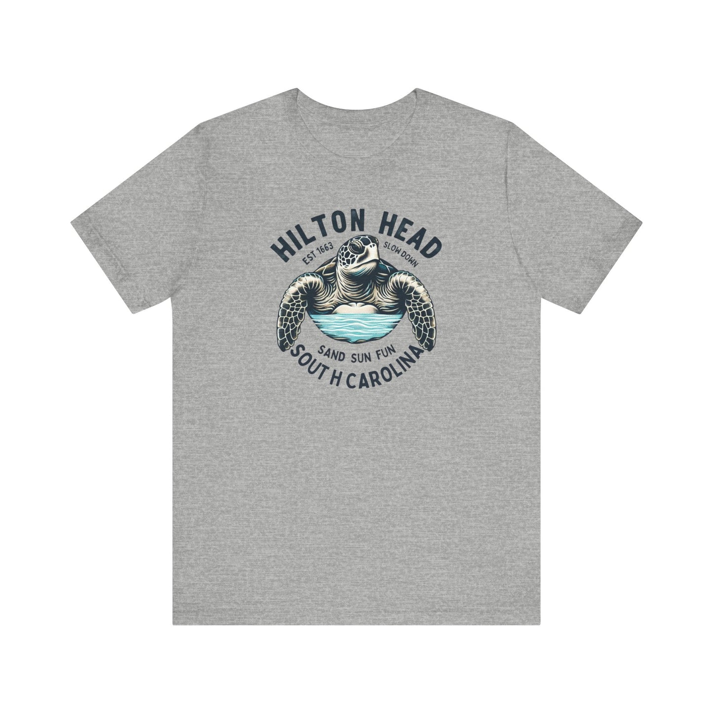 Hilton Head South Carolina Graphic Tee Vacation Shirt Beach Vibes Destination Shirt Great Gift Idea