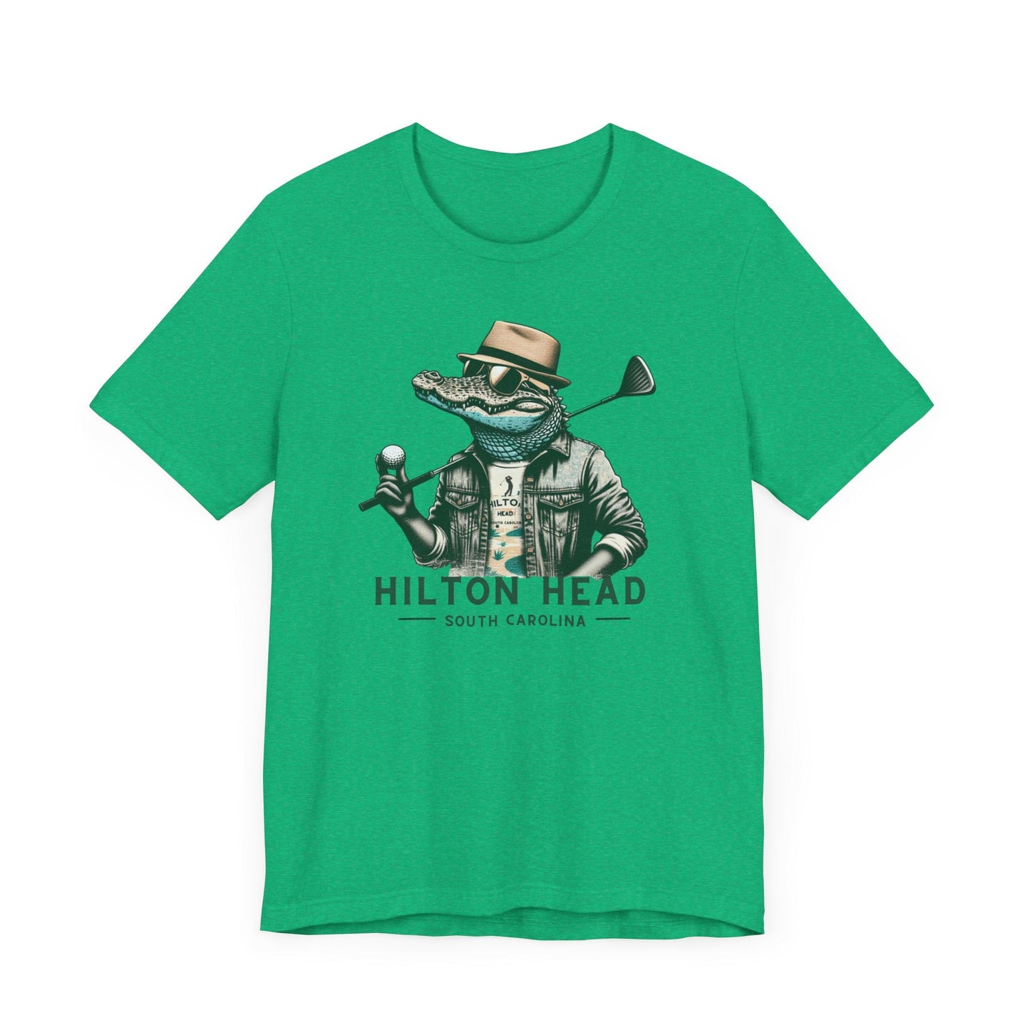 Golf With the Gators Hilton Head South Carolina Graphic Tee Great Gift Idea