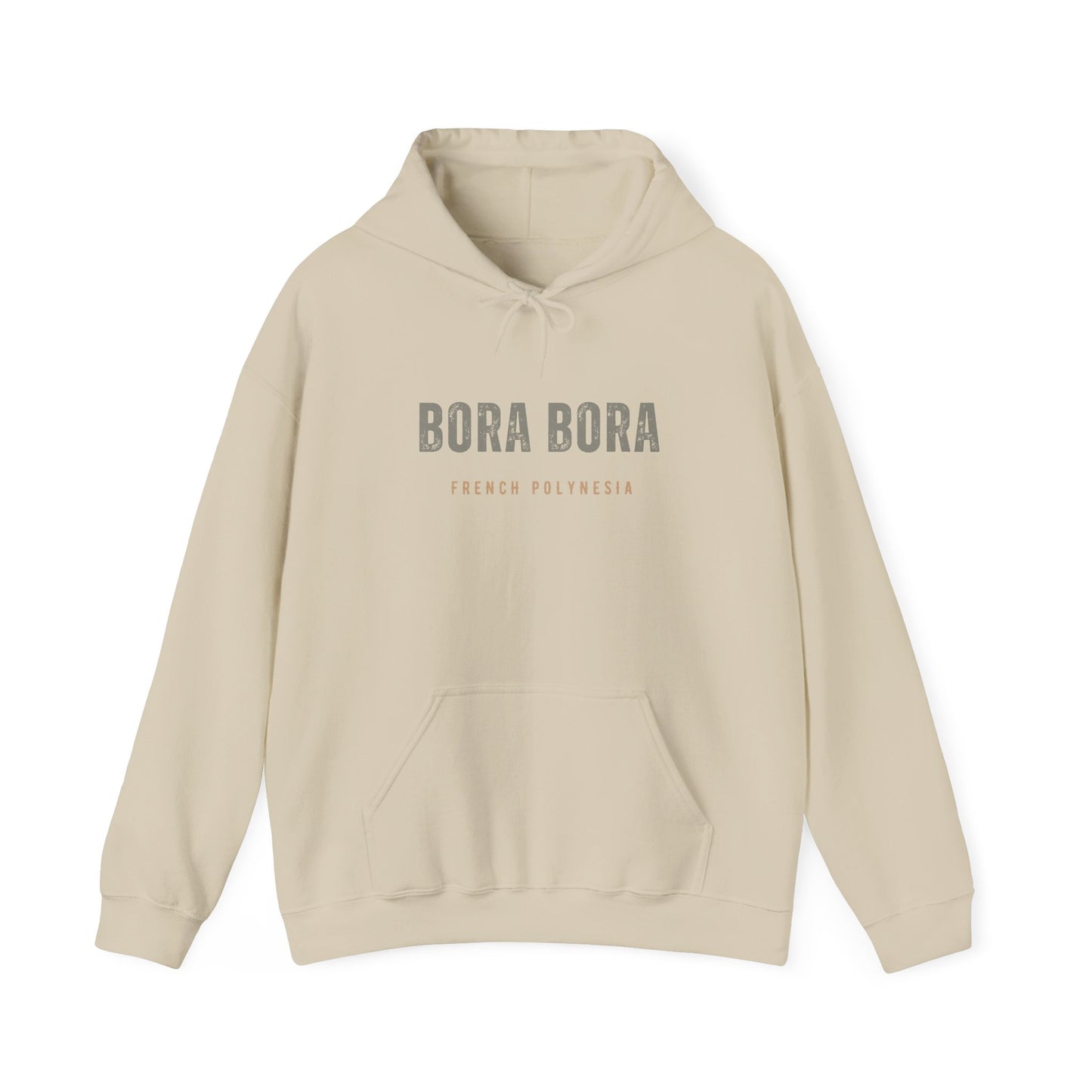 Bora Bora Unisex Heavy Blend Hooded Sweatshirt Cozy, Stylish, and Durable Vacation Destination Trave;l Shirt Great Gift