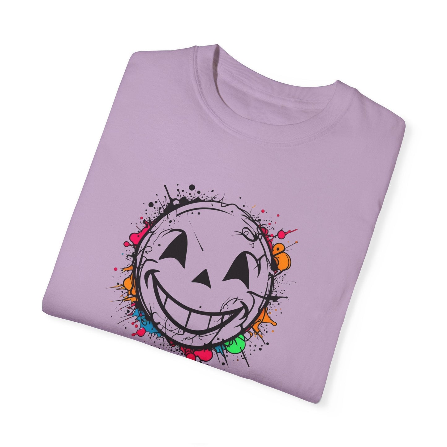 Graffiti Style Smiley Face Unisex Garment-Dyed T-Shirt Comfort Colors Great Gift Idea Stylish and Trending