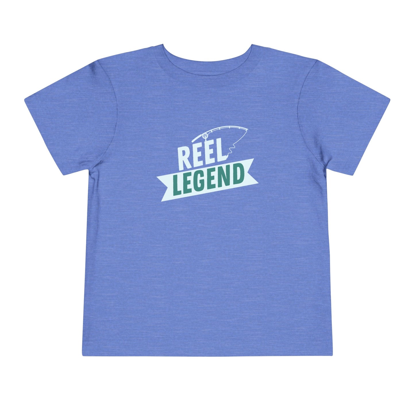 Reel Legend Toddler Short Sleeve Tee - Fun and Comfy Kids Fishing Shirt