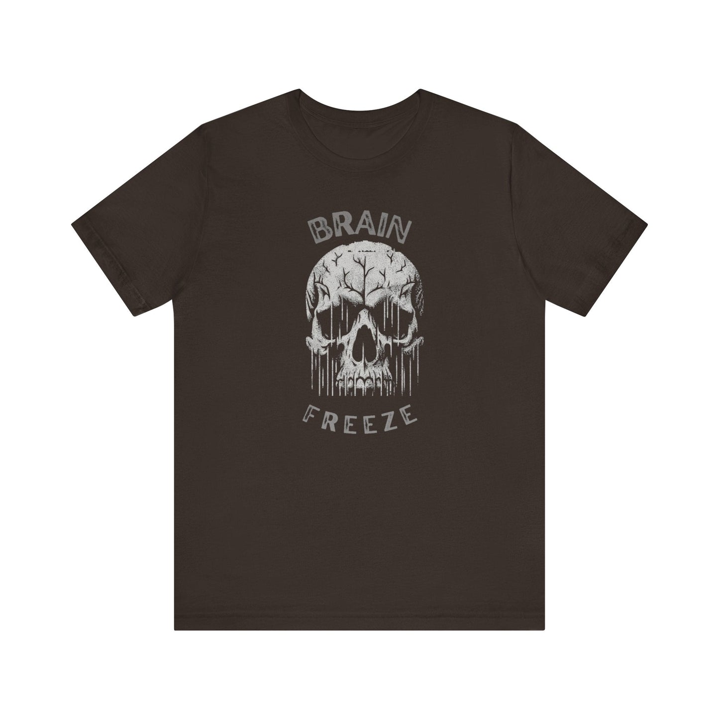 Brain Freeze Skull Tee: Great Style for Every Occasion! Great Gift Idea, Skull Tshirt, Brother Gift, Dad Gift, Husband Gift, Son Gift