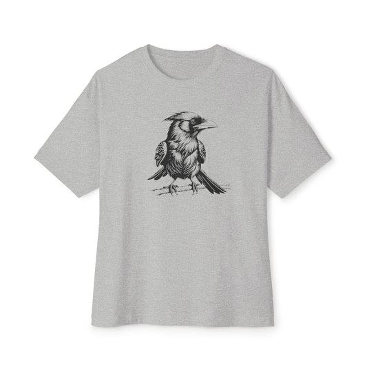 Vintage Minimalist Raven Bird Graphic T-Shirt  Unisex Nature-Inspired Tee