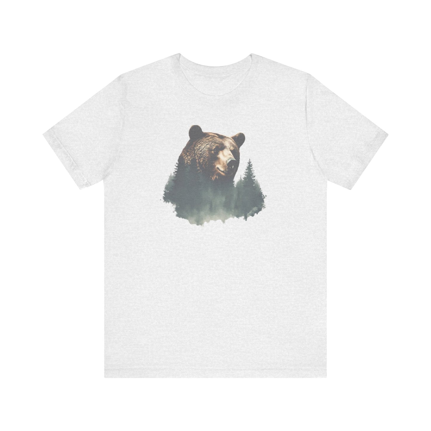 Respect the Locals Bear Life Mountain Escape Get Lost in Nature Unisex Jersey Great Gift, Dad Gift, Husband Gift, Camping Tshirt