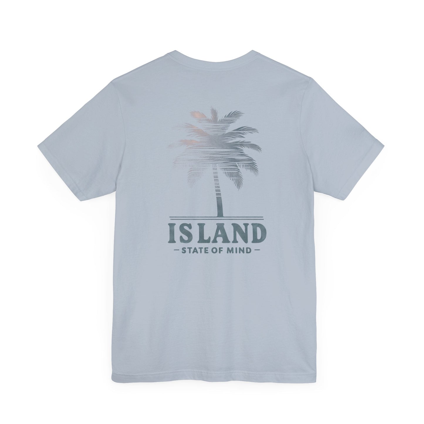 Vacation Vibes: Unisex Island State of Mind Palm Tree Graphic Tee Great Gift Idea