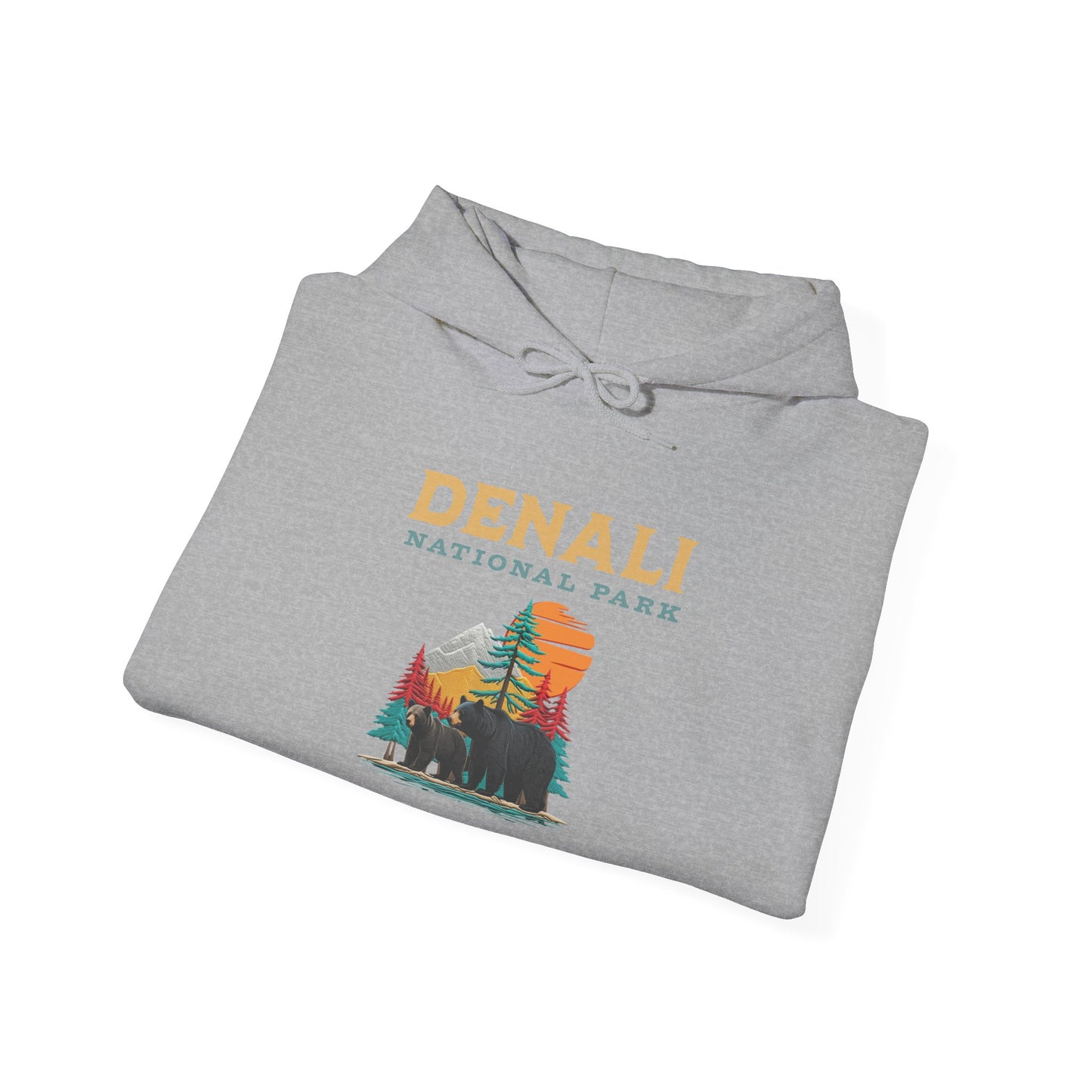 Denali National Park Bears hoodie Wildlife Adventure Tee for Outdoor Enthusiasts