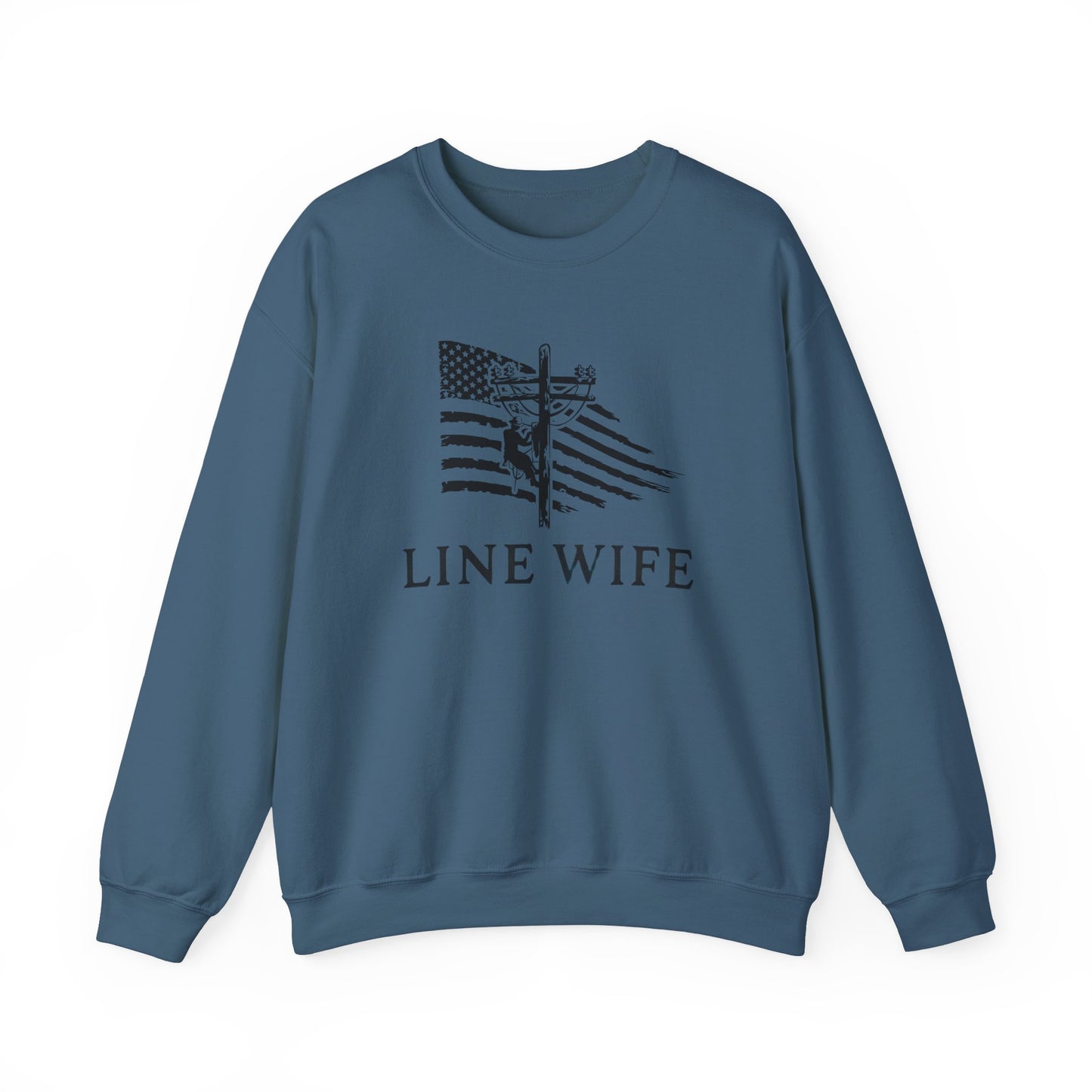 Lineman Wife Graphic Sweatshirt - Lineman Shirt Thoughtful Gift Idea for Loved Ones