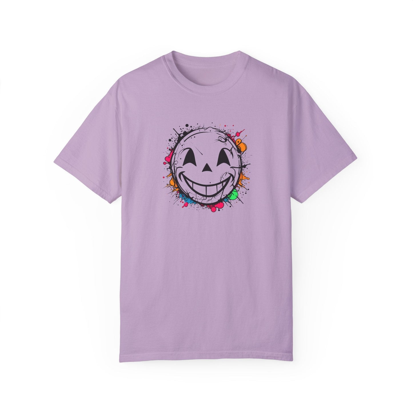 Graffiti Style Smiley Face Unisex Garment-Dyed T-Shirt Comfort Colors Great Gift Idea Stylish and Trending