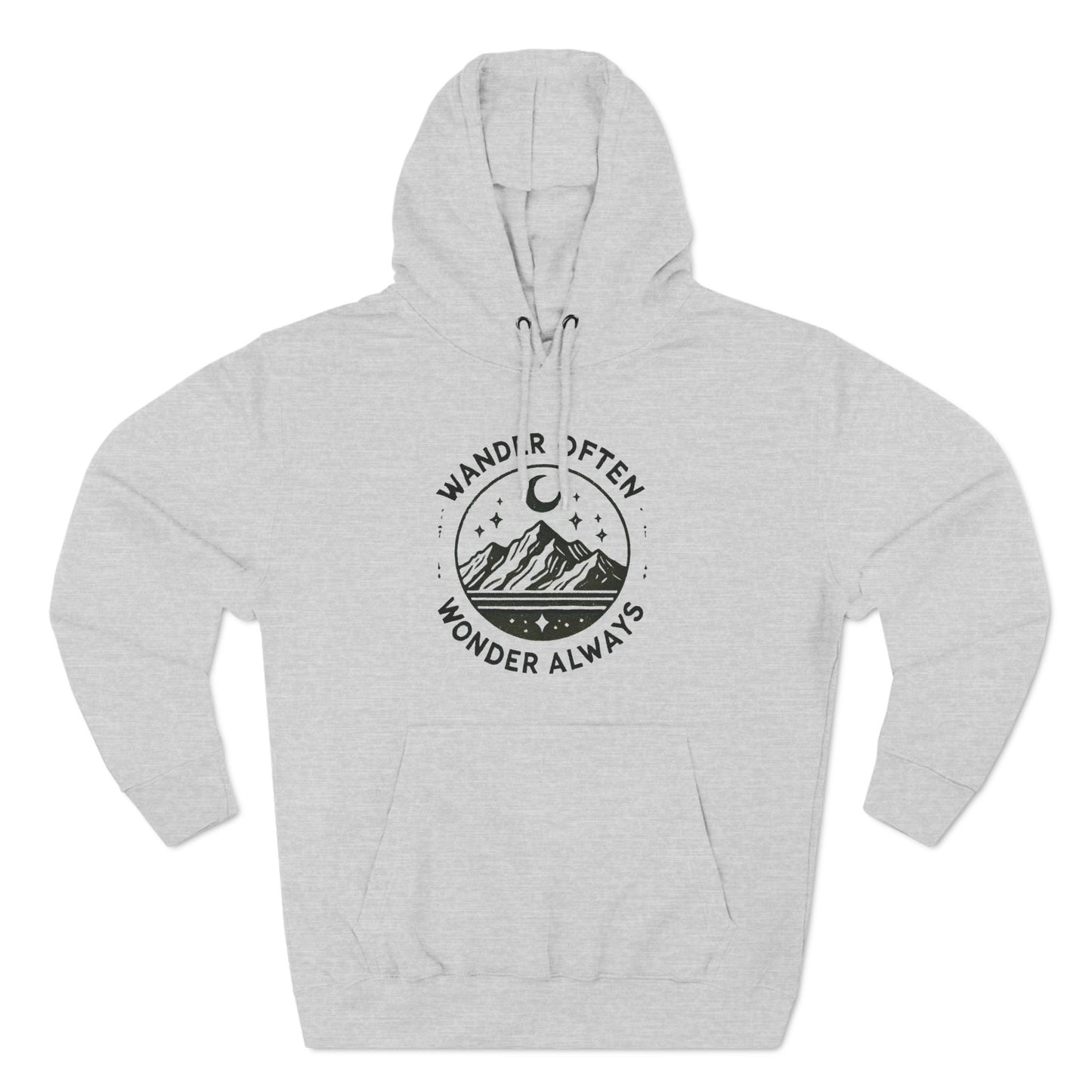 Wander Often Wonder Always Graphic Hoodie