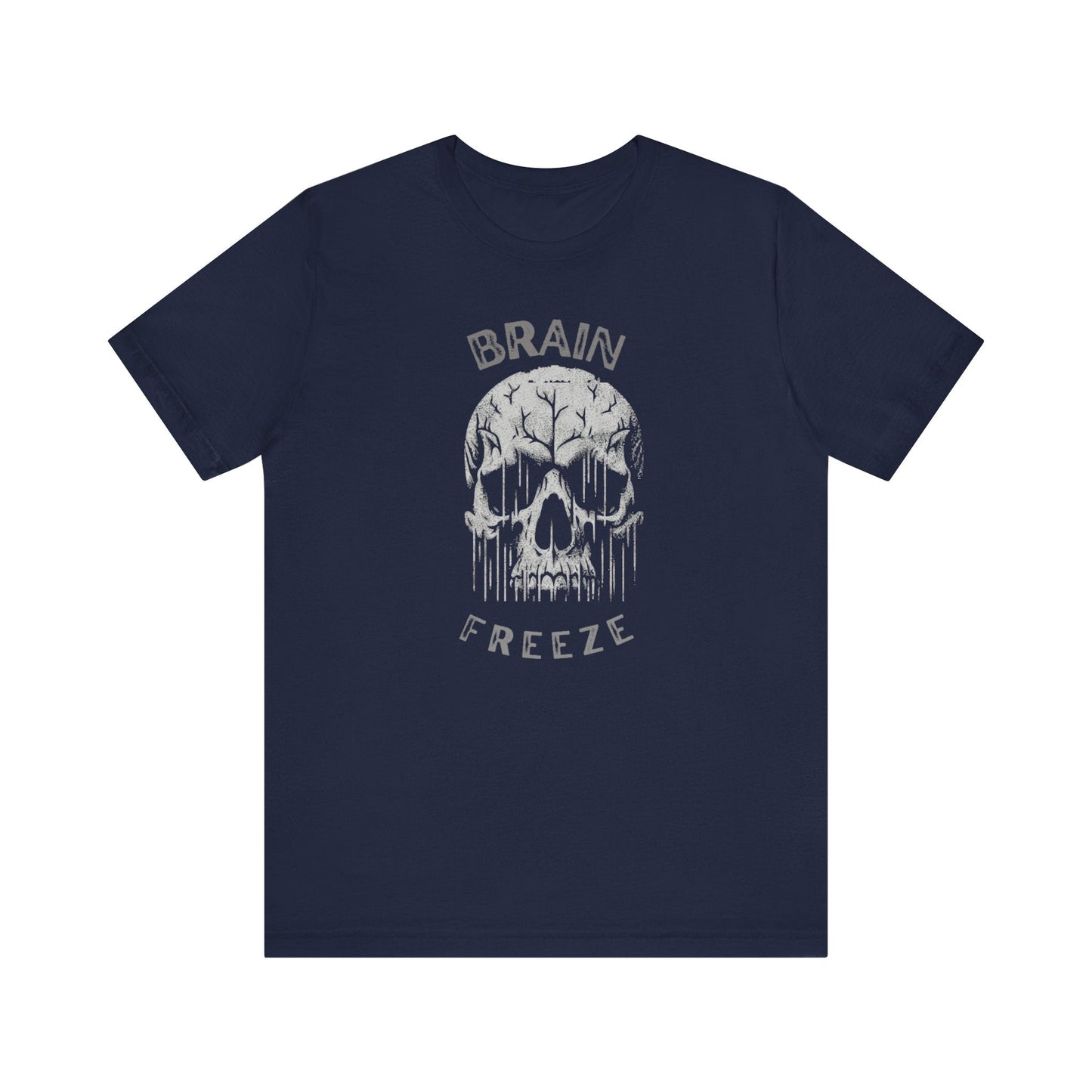 Brain Freeze Skull Tee: Great Style for Every Occasion! Great Gift Idea, Skull Tshirt, Brother Gift, Dad Gift, Husband Gift, Son Gift