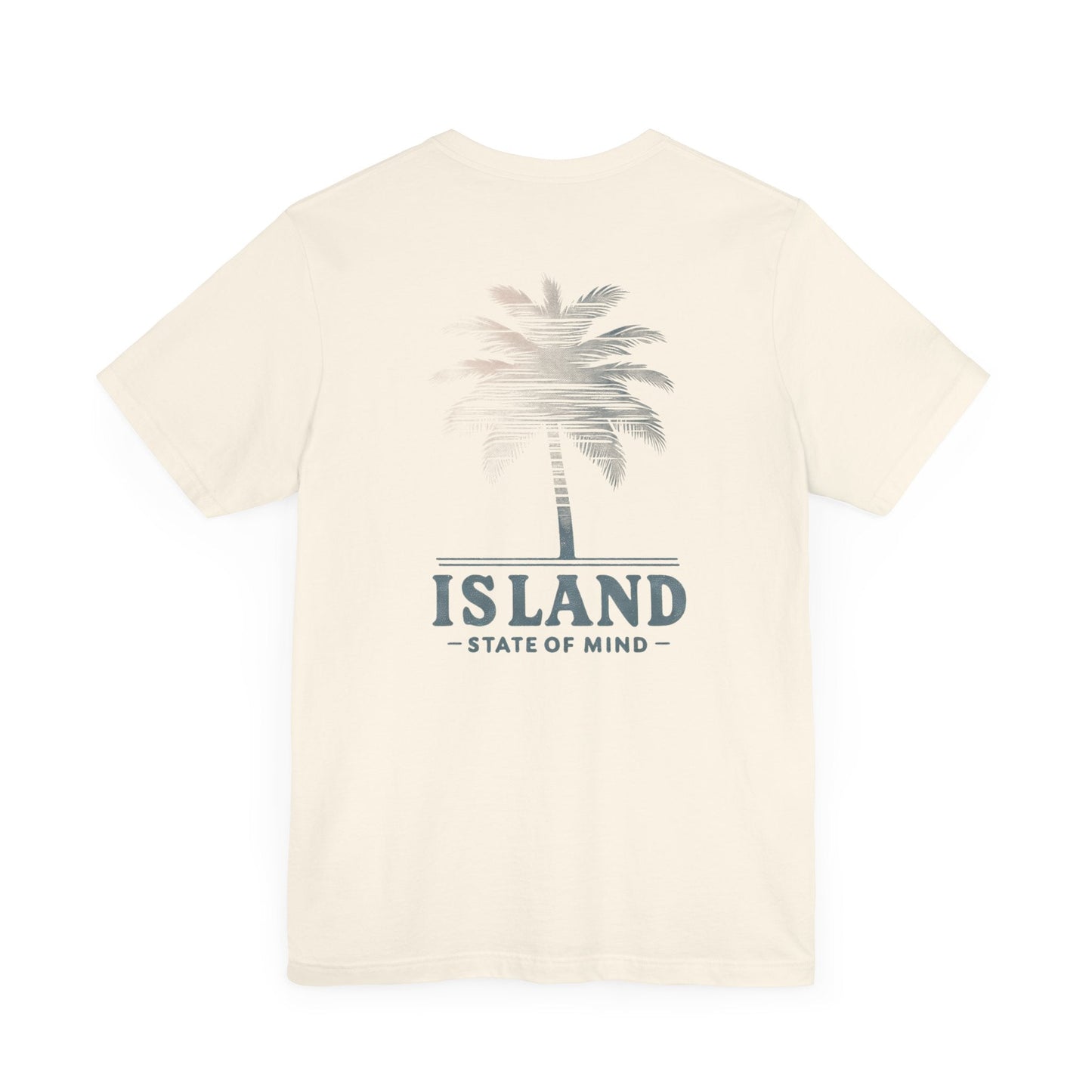 Vacation Vibes: Unisex Island State of Mind Palm Tree Graphic Tee Great Gift Idea