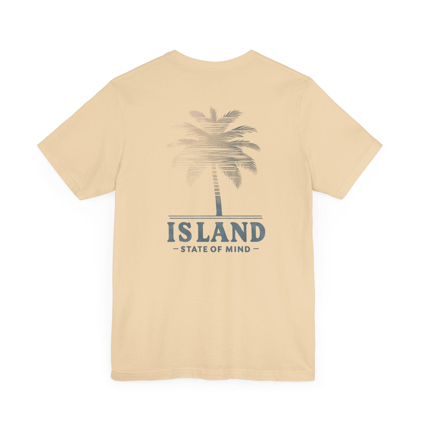 Vacation Vibes: Unisex Island State of Mind Palm Tree Graphic Tee Great Gift Idea