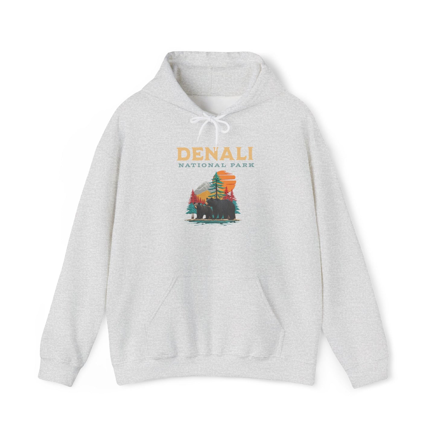 Denali National Park Bears hoodie Wildlife Adventure Tee for Outdoor Enthusiasts