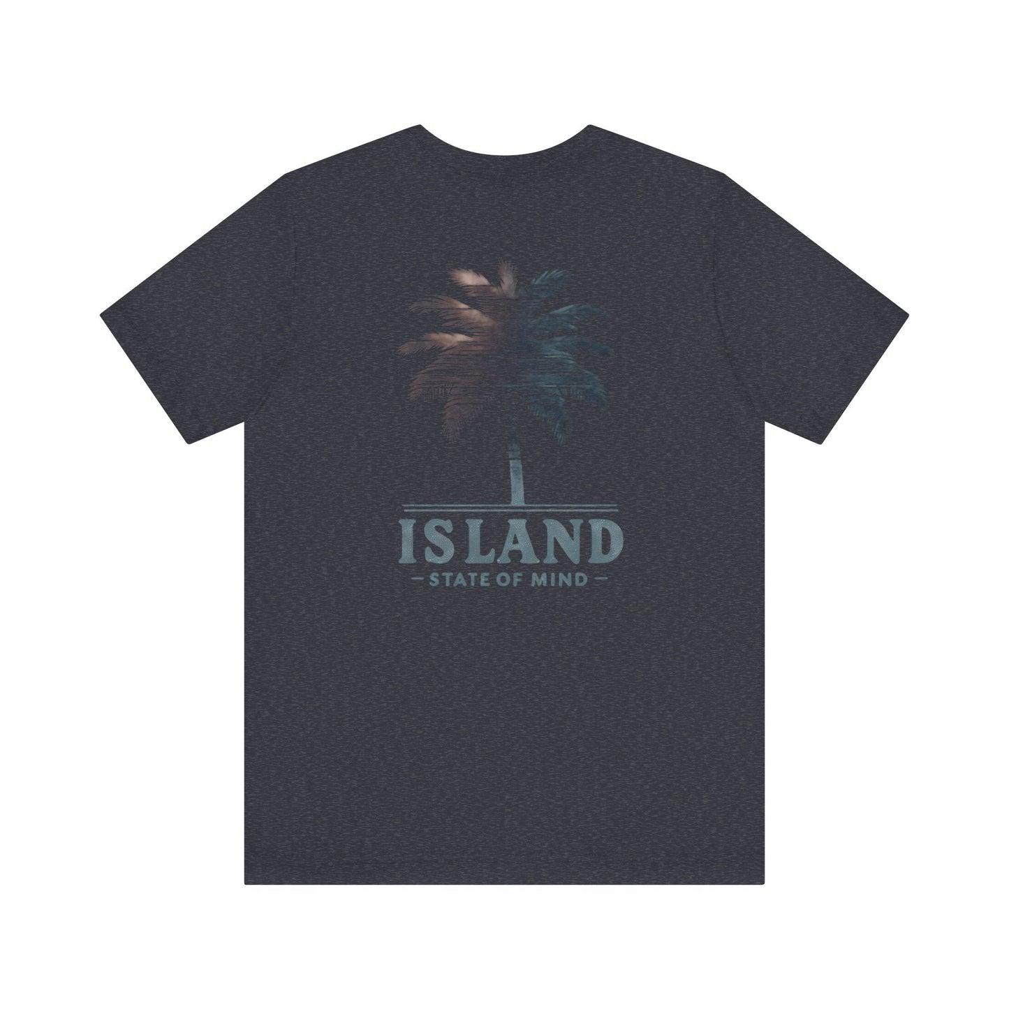 Vacation Vibes: Unisex Island State of Mind Palm Tree Graphic Tee Great Gift Idea