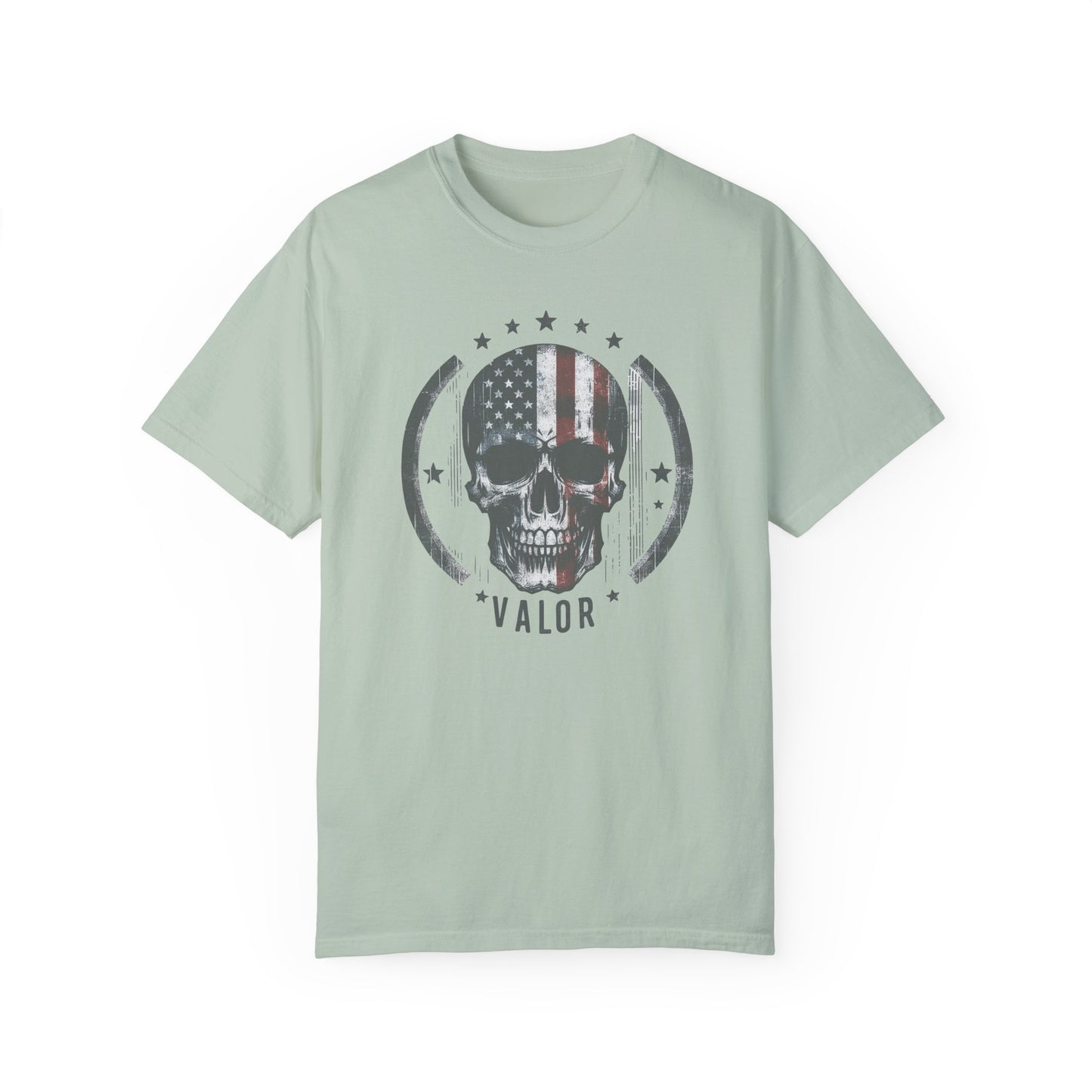 Valor Skull T-Shirt  Unleash Your Inner Warrior with Bold Style