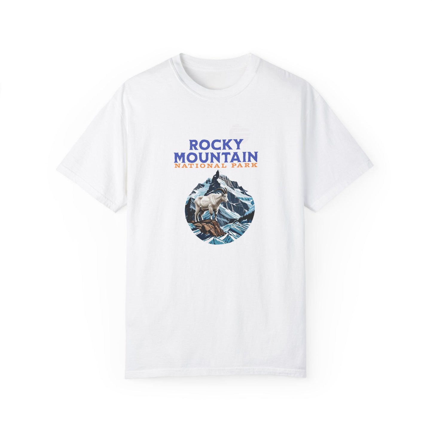 Rocky Mountain National Park Mountain Goat T-Shirt Wildlife Adventure Tee