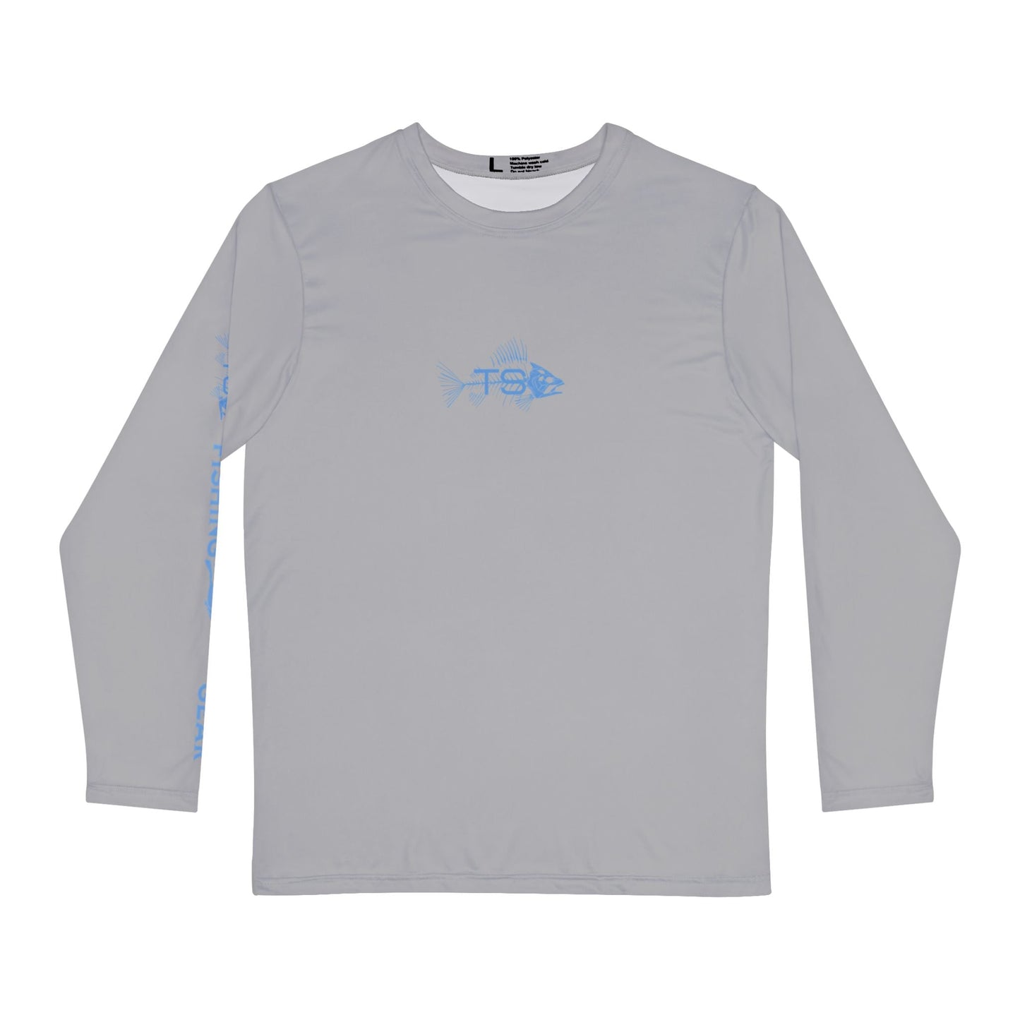 Deep Blue Offshore Fishing Unisex Performance Long Sleeve Shirt, 100% Polyester, Quick-Dry Activewear