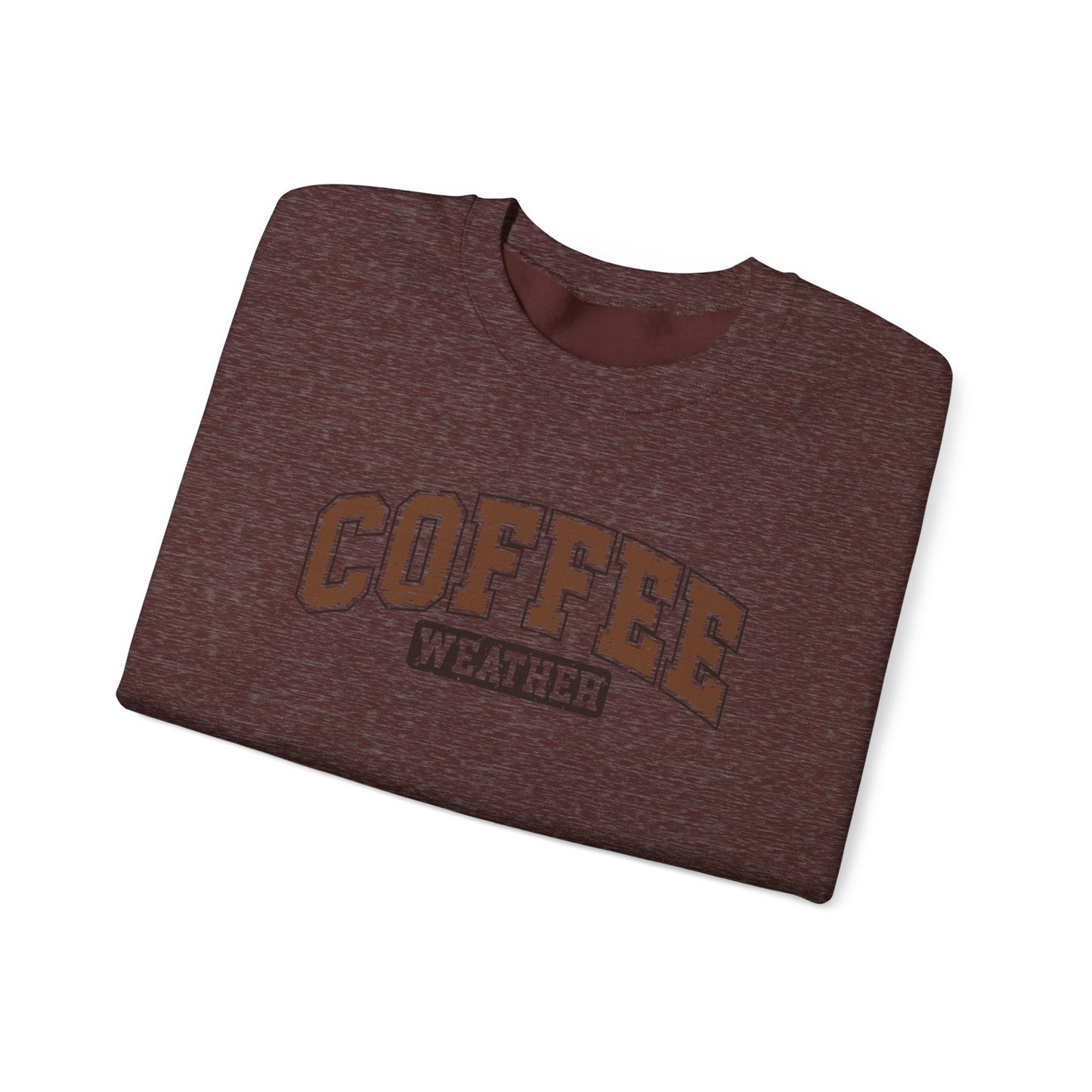 Coffee Weather Graphic Sweatshirt for Cozy Winter Vibes