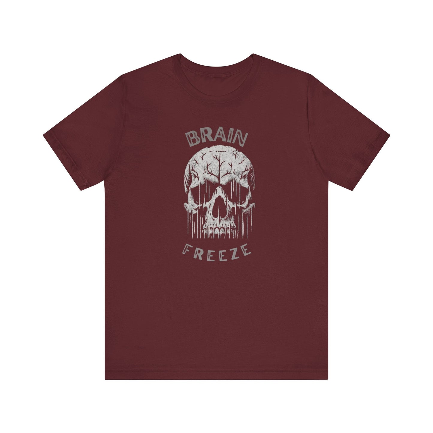 Brain Freeze Skull Tee: Great Style for Every Occasion! Great Gift Idea, Skull Tshirt, Brother Gift, Dad Gift, Husband Gift, Son Gift