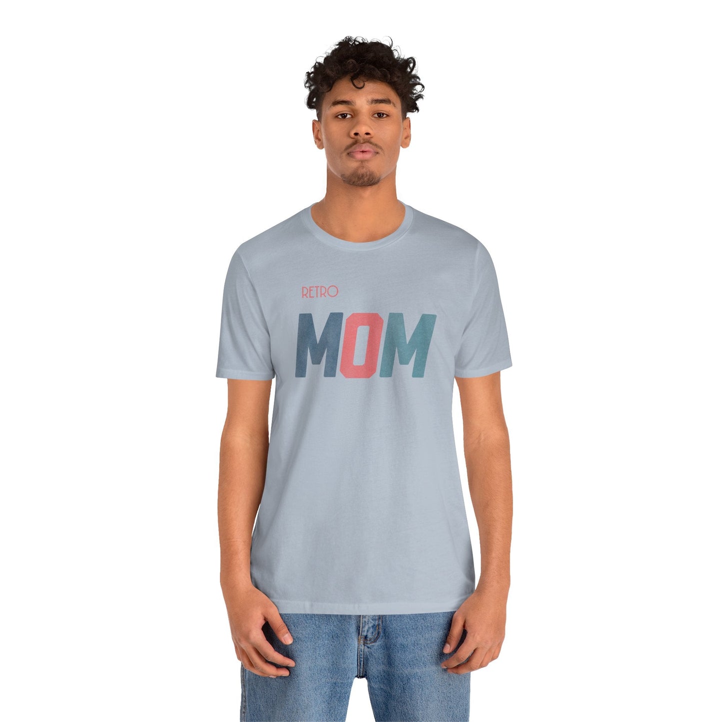 Retro MOM - Timeless Style for Modern Moms! Great Short Sleeve Cotton Crewneck Tshirt Makes a Great Mom Gift