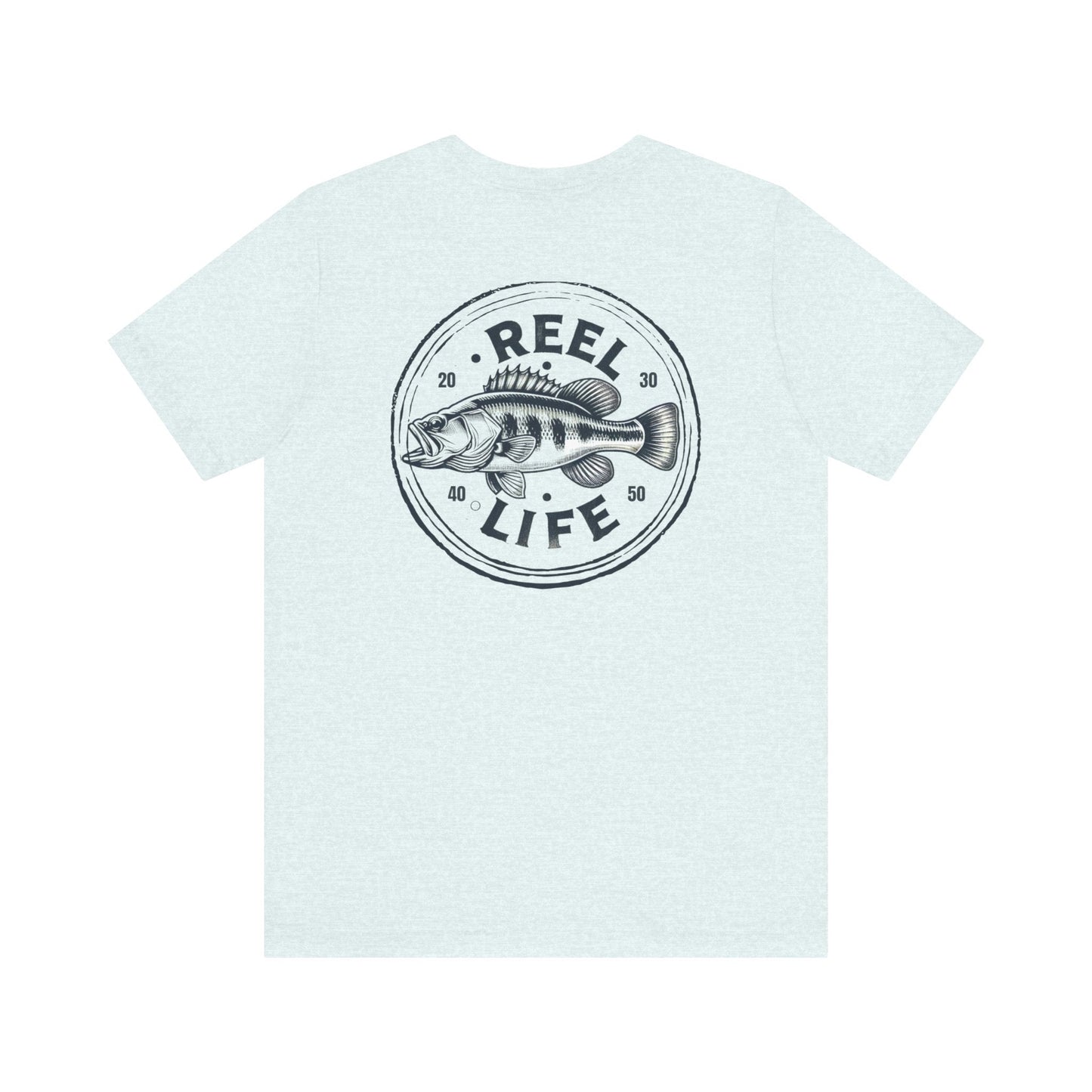 Reel Life Fishing Tee: Cast Away in Comfort & Style! Great Gift Idea for Anyone who Loves Fishing