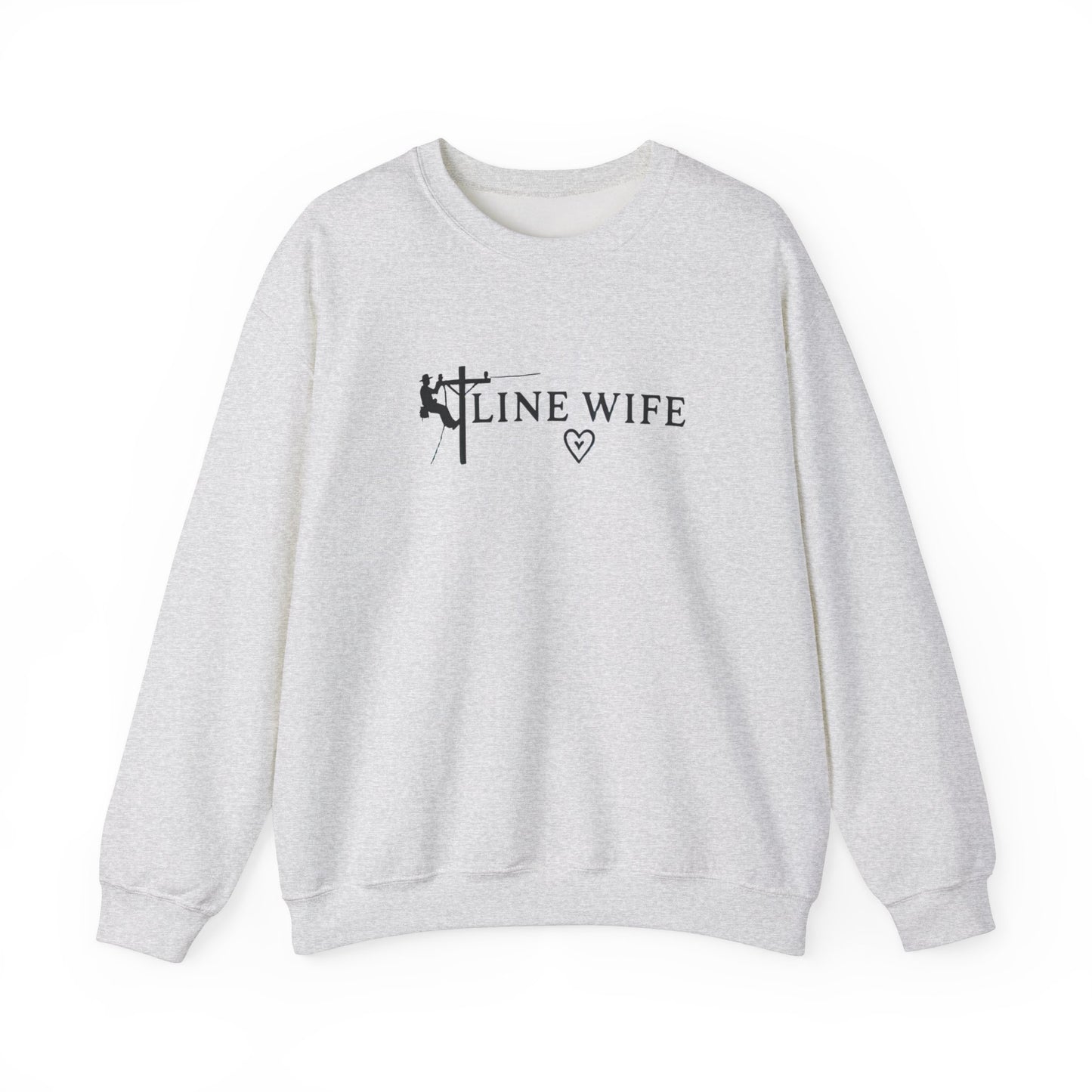 Lineman Wife Graphic Sweatshirt - Lineman Shirt Thoughtful Gift Idea for Loved Ones